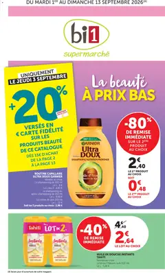 bi1 - Prévisualisation de bi1 Catalogue la beaute à prix bas valide à partir de 01/09/2026