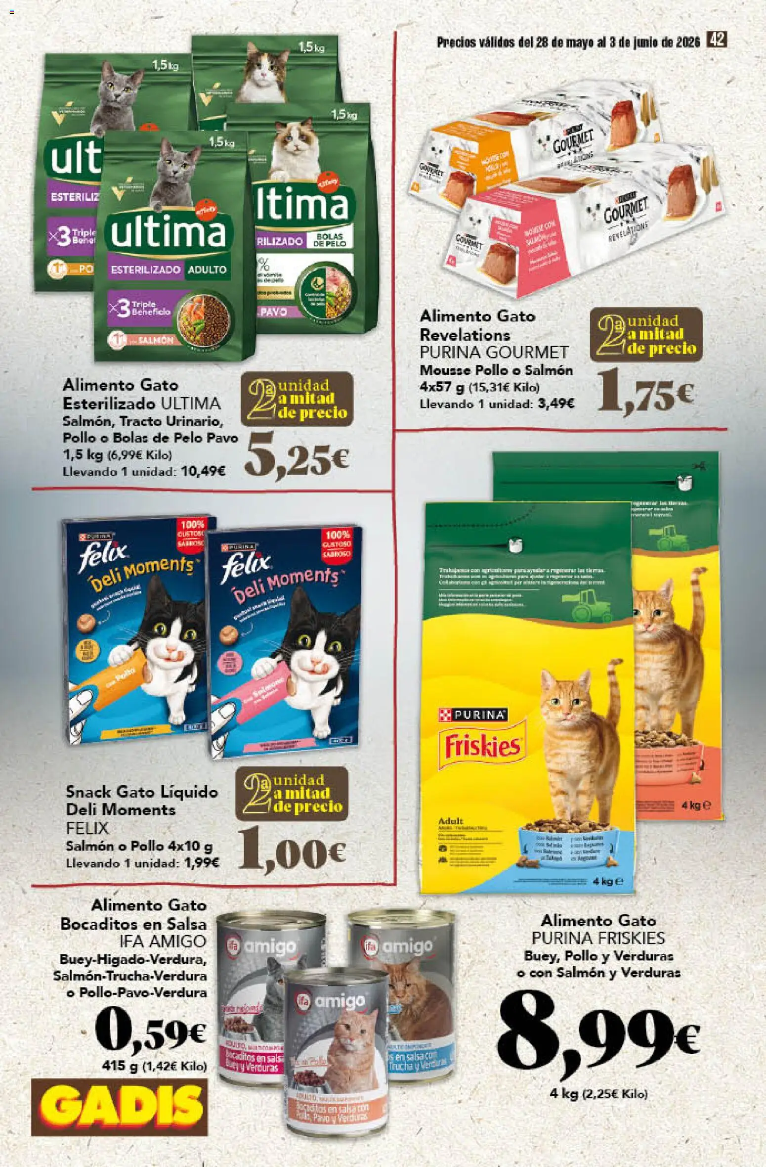Gadis folleto │ válido desde el 28.05.2026 | Página: 42 | Productos: Mousse