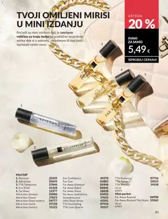 Avon Katalog - Pregled kataloga iz trgovine Avon, vrijedi od 01.05.2026 | Stranica: 85 | Proizvodi: Parfem
