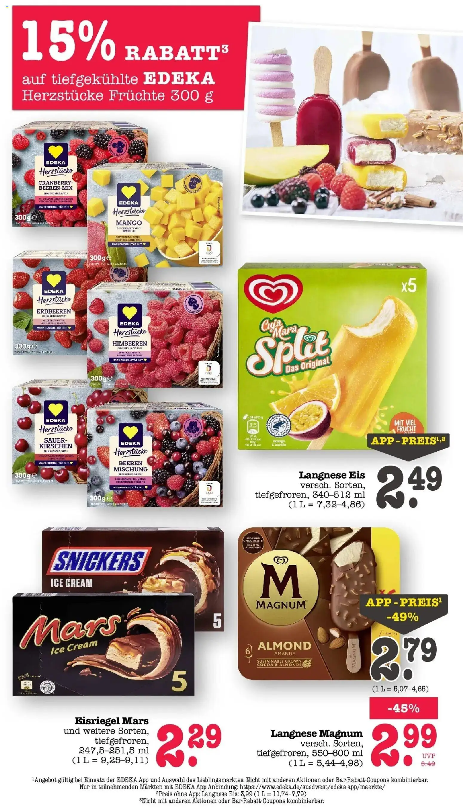 Edeka Prospekt Bühlertal (ab 10.08.2026) » Angebote Online | Seite: 29 | Produkte: Himbeeren, Mars, Mango, Erdbeeren
