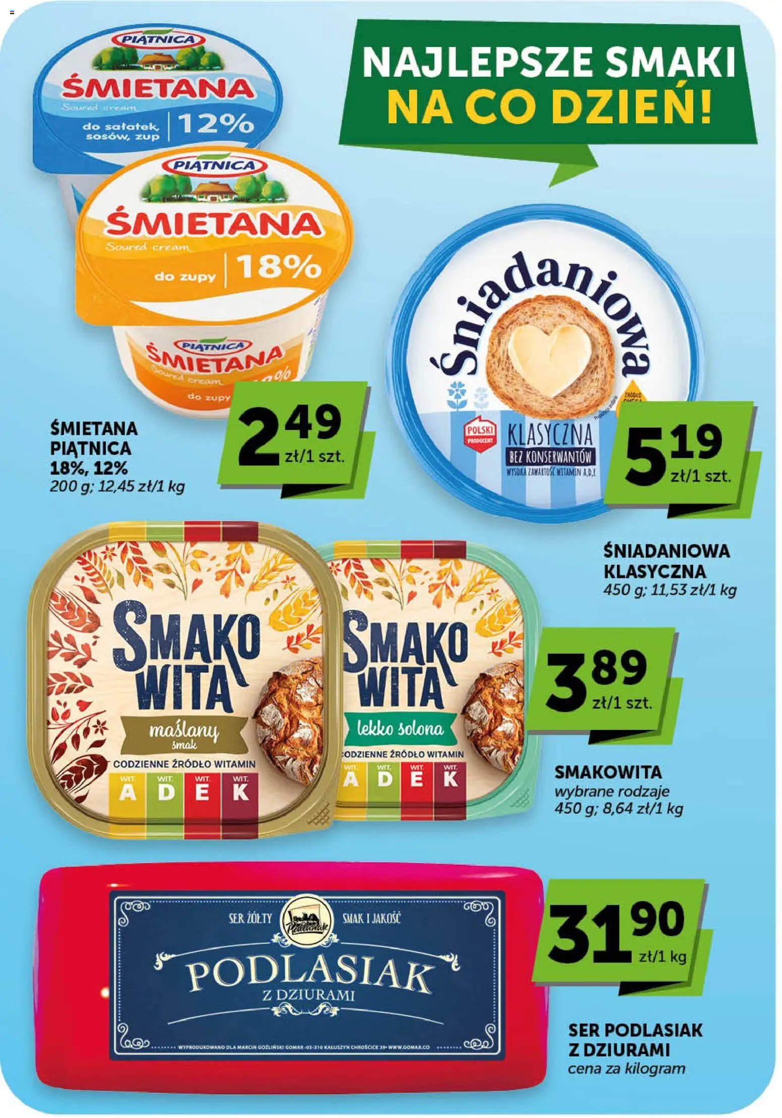 Euro Sklep gazetka - Market od 02.07.2026 | Strona: 23 | Produkty: Ser żółty, Ser, Śmietana
