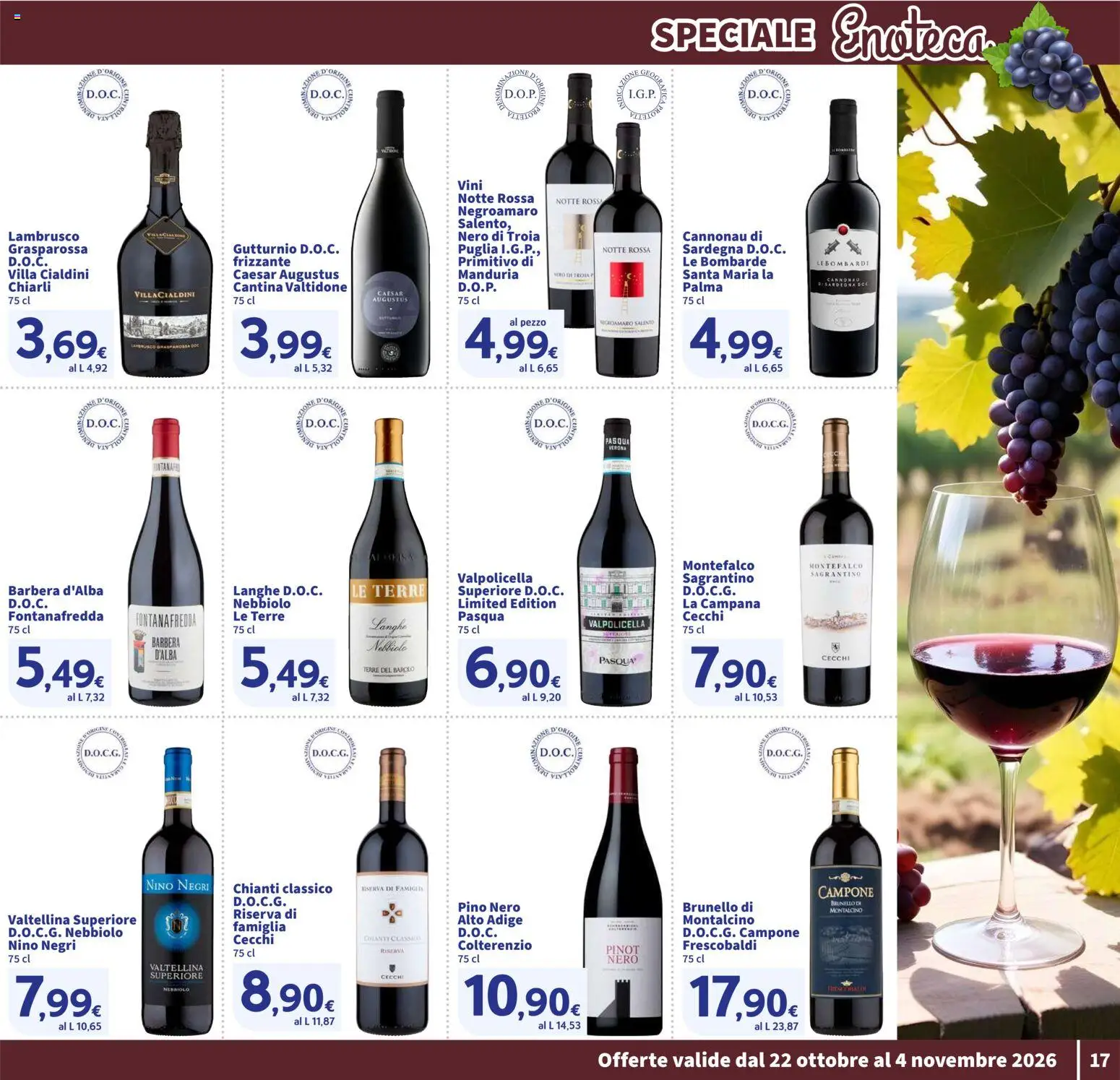 Volantino SIGMA del 22/10/2026 | Pagina: 17 | Prodotti: Lambrusco