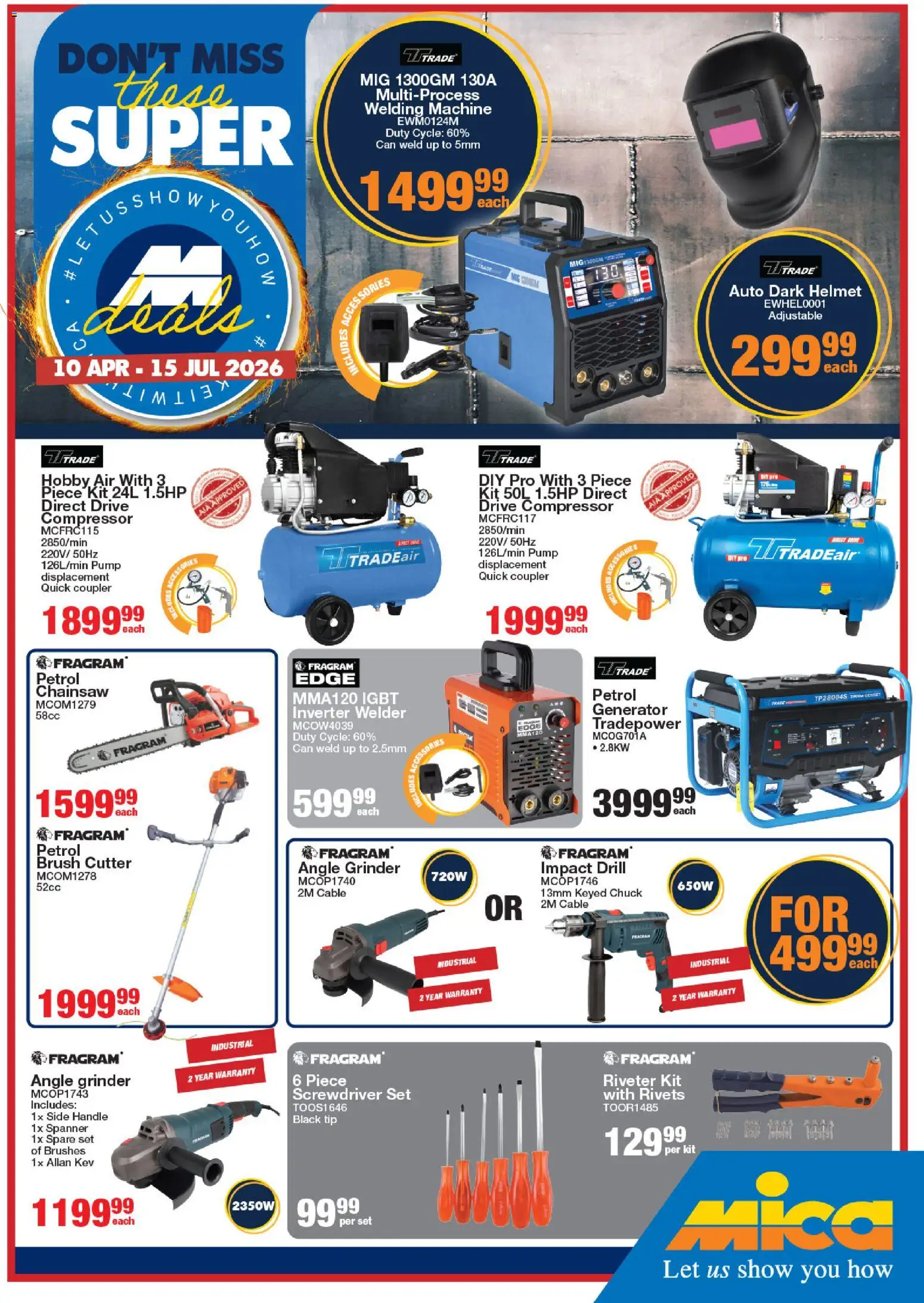 MICA - East Rand | 10/04/2026 | How to get a limited discount? Save today! | South Africa