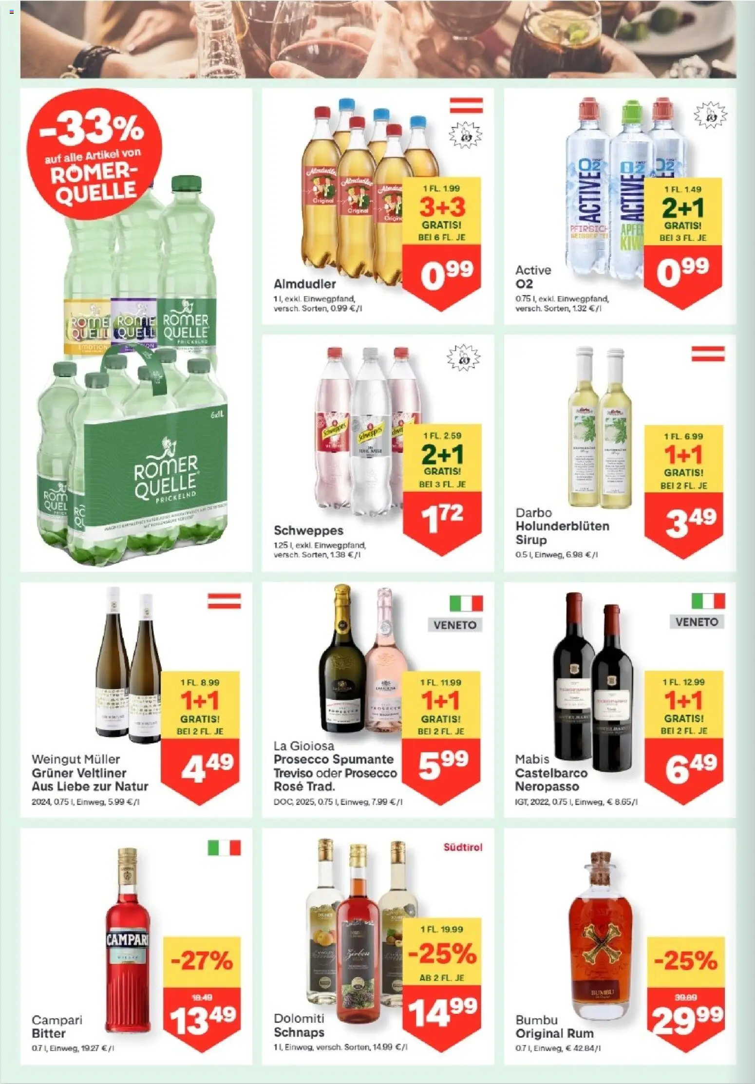 MPREIS Altenmarkt im Pongau gültig ab 20.08.2026 | Seite: 10 | Produkte: Pfirsich, Campari, Prosecco