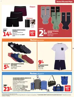 Auchan folder / publicité - Voorbeeld van een folder van Auchan, geldig van 09.06.2026 | Pagina: 33 | Producten: Boxers, La
