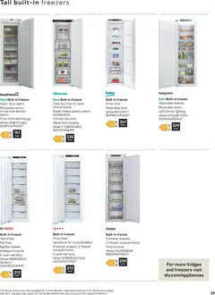 Preview of B&Q - Appliances valid from 01/07/2026 | Page: 59 | Products: Kitchen, Doors, Suit, Freezer