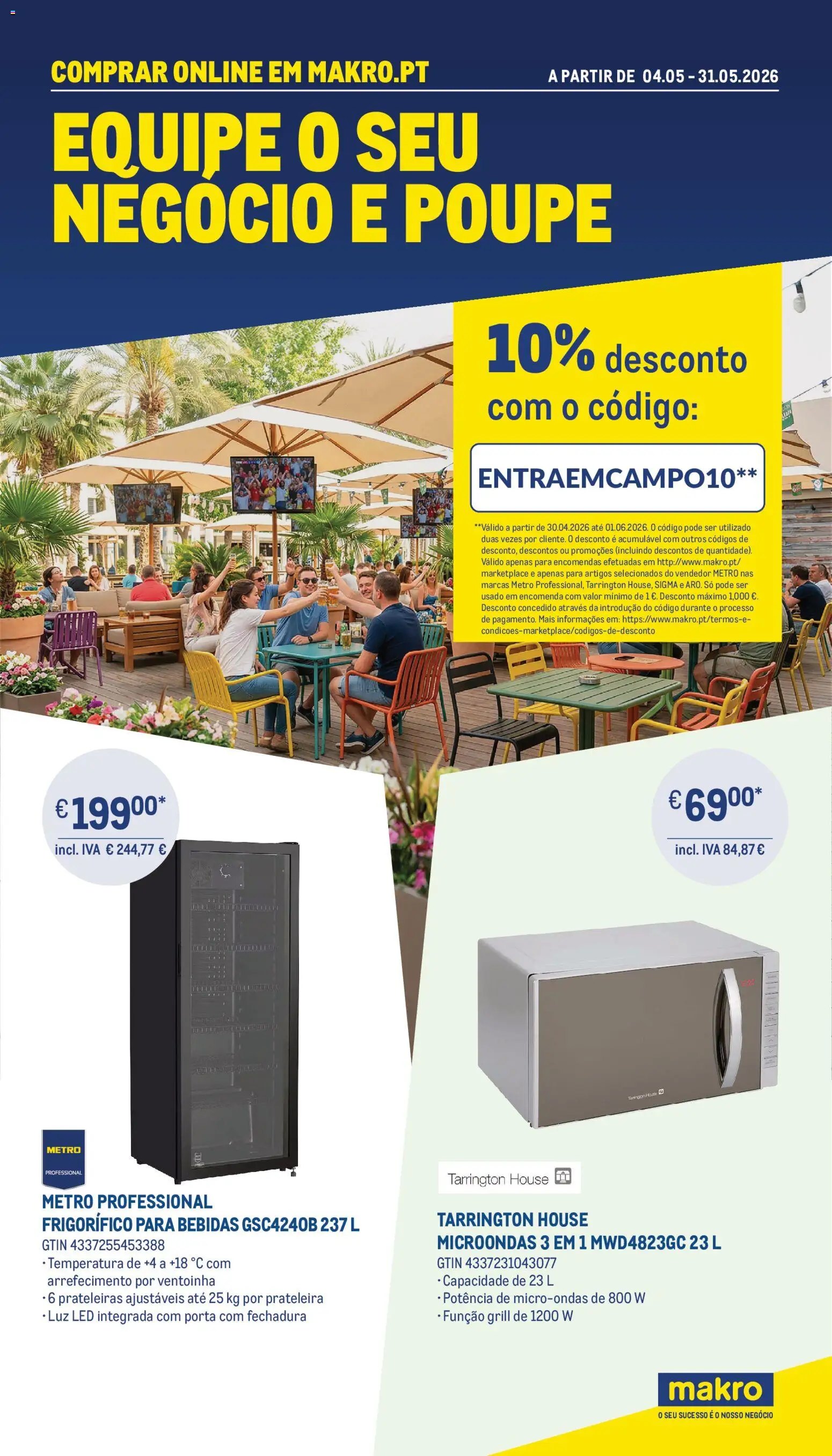 Makro Equipe o seu negócio e poupe │ válido de 04.05.2026 | Página: 1