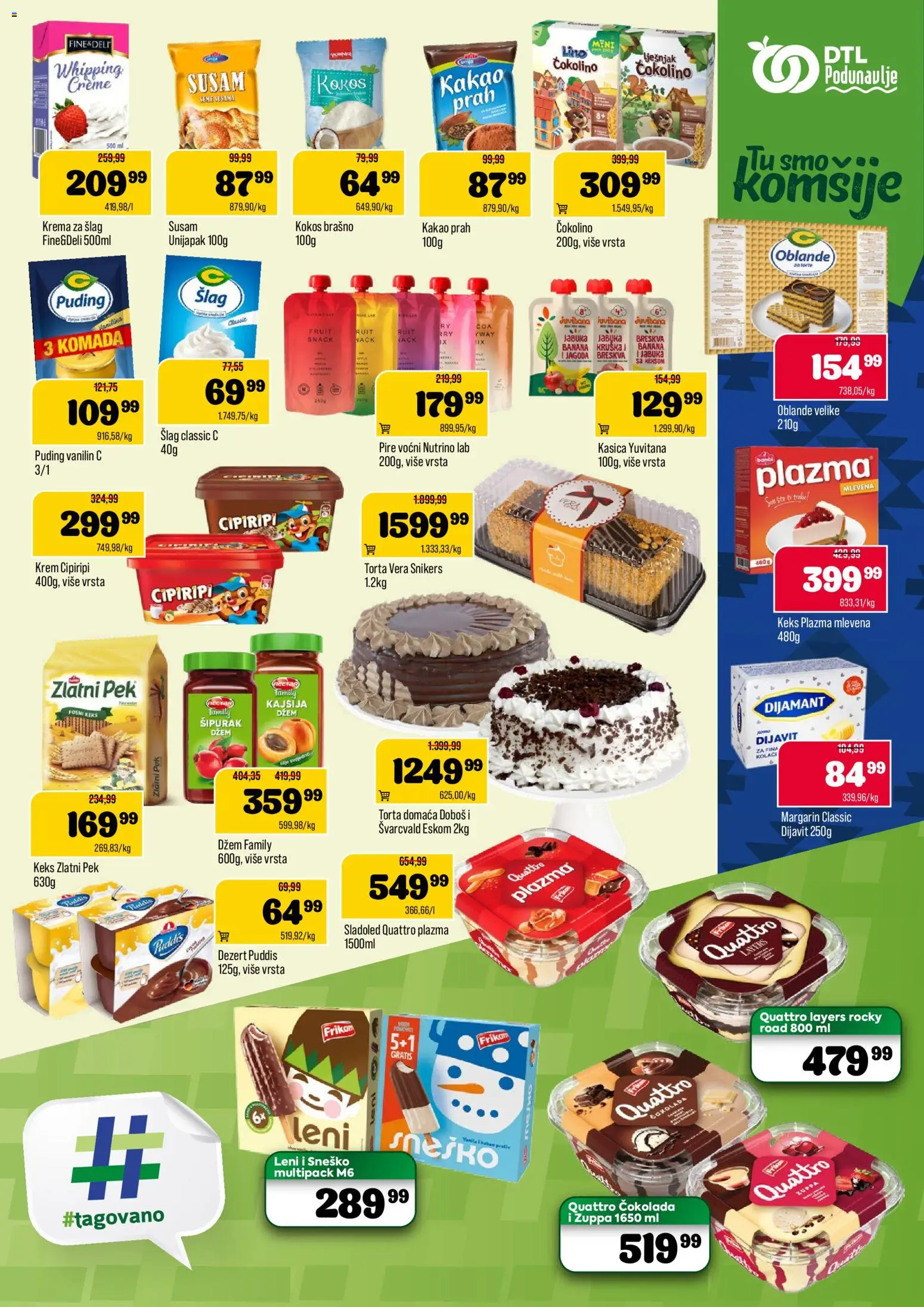 Podunavlje katalog - važi od 20.05.2026 | Strana: 7 | Proizvode: Keks, Jagoda, Margarin, Krema