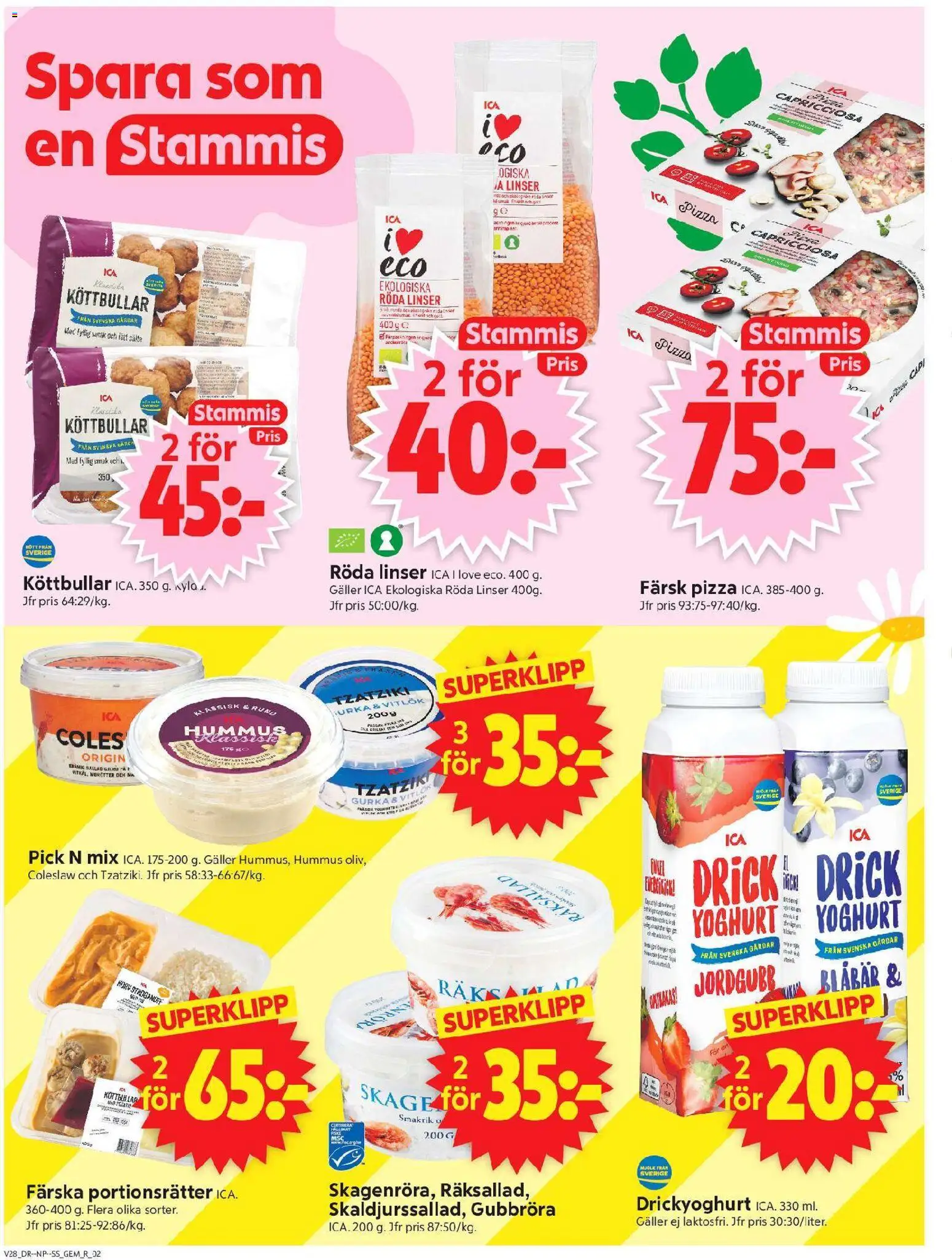 ICA Supermarket reklamblad aktuell från 06/07/2026 | Sida: 2