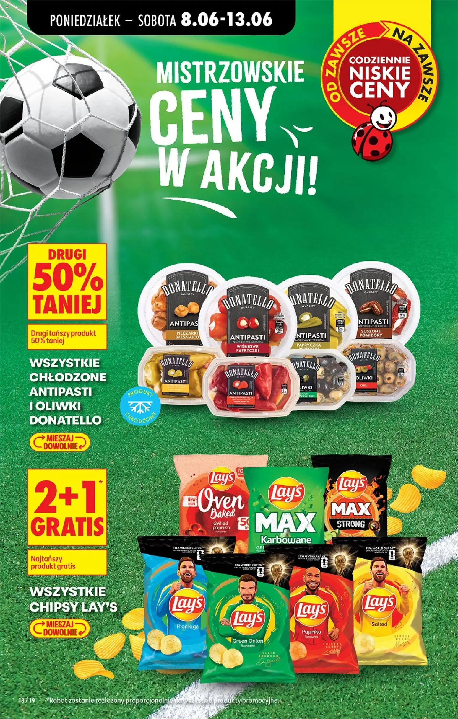 Biedronka gazetka od poniedziałku od 08.06.2026 | Strona: 20 | Produkty: Chili, Chipsy, Suszone pomidory, Pomidory