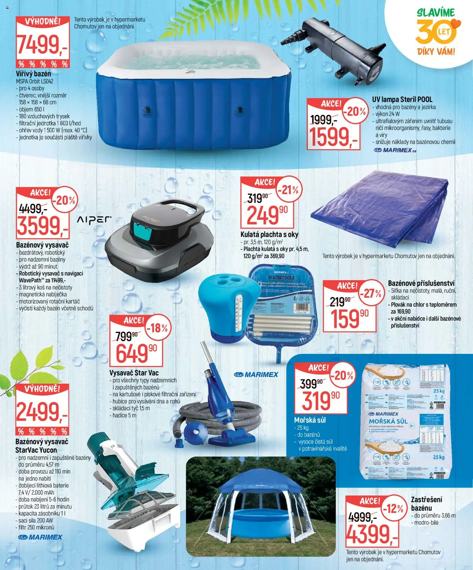 Globus leták - Praha-Štěrboholy od 03.06.2026 | Strana: 7 | Produkty: Bazény, Hadice, Baterie, Plachta