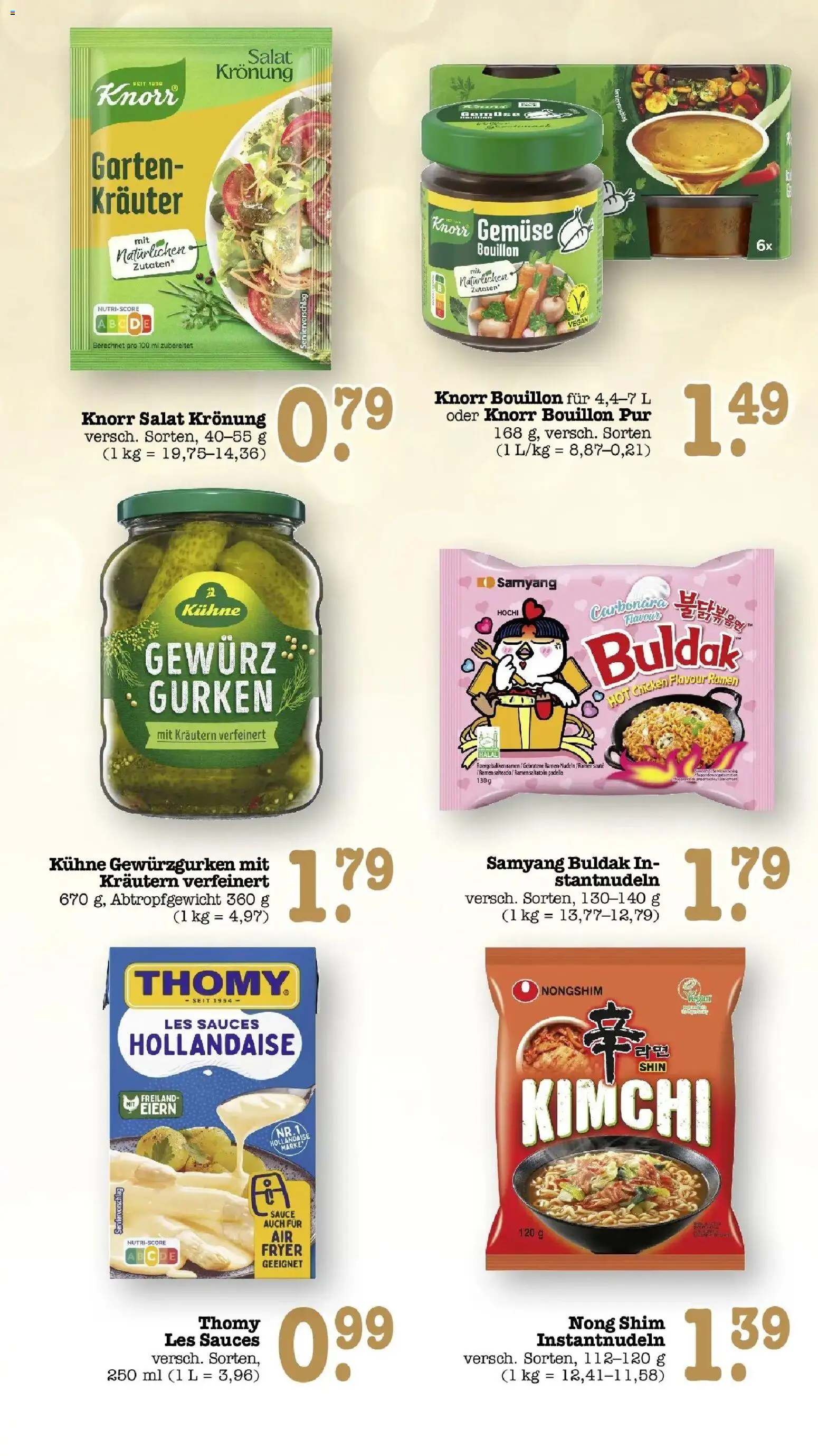 Edeka Prospekt Bühlertal (ab 05.10.2026) » Angebote Online | Seite: 39 | Produkte: Knorr, Gemüse, Gurken, Salat