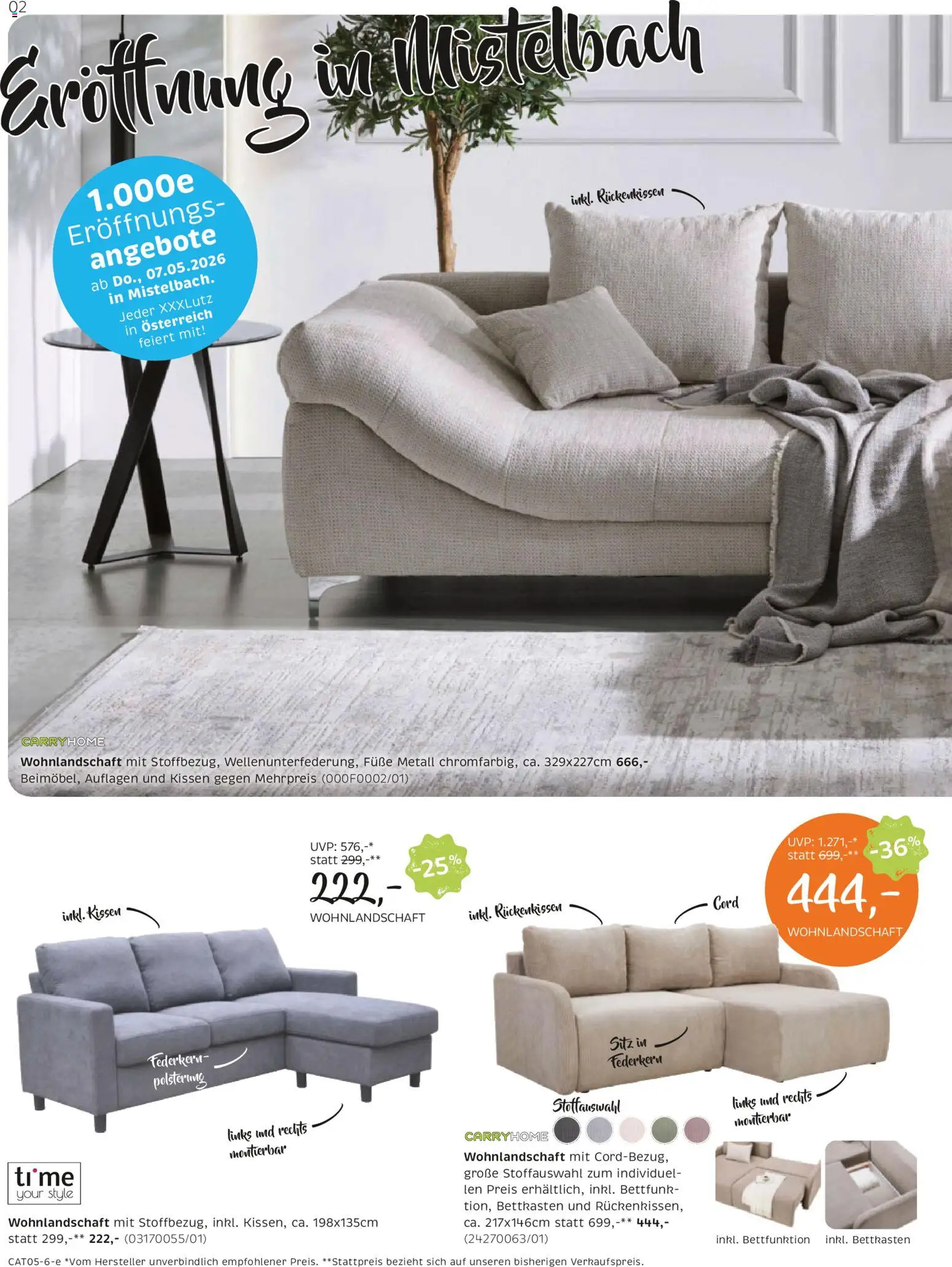 XXXLutz Carry Home gültig ab 05.05.2026 | Seite: 2 | Produkte: Kissen