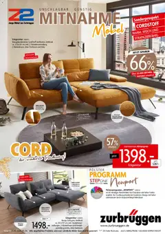 Zurbrüggen Z2 Mitnahme Möbel Cord ab 01.09.2026 gültig