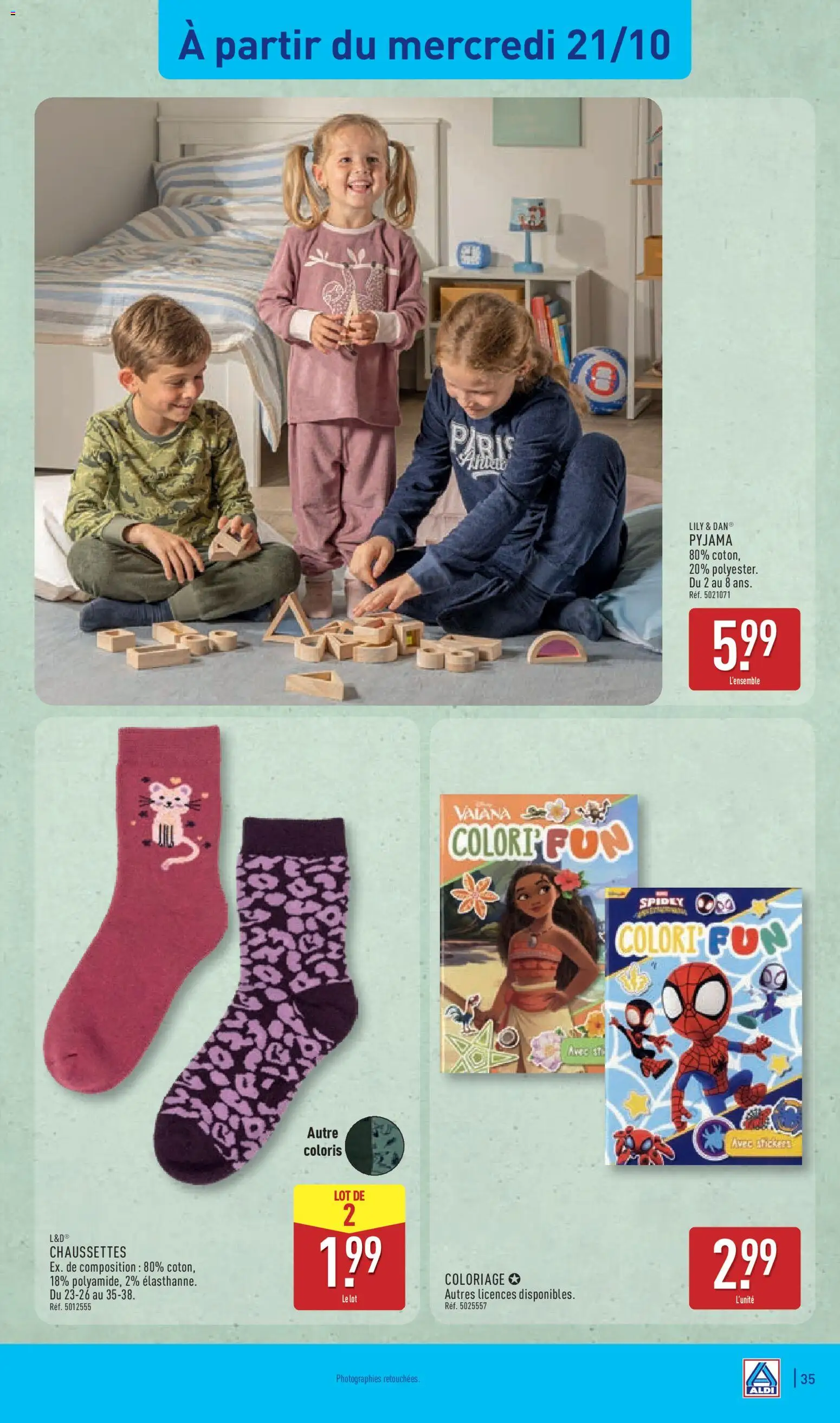 {H1} | Page: 37 | Produits: Coloriage, Chaussettes, Pyjama