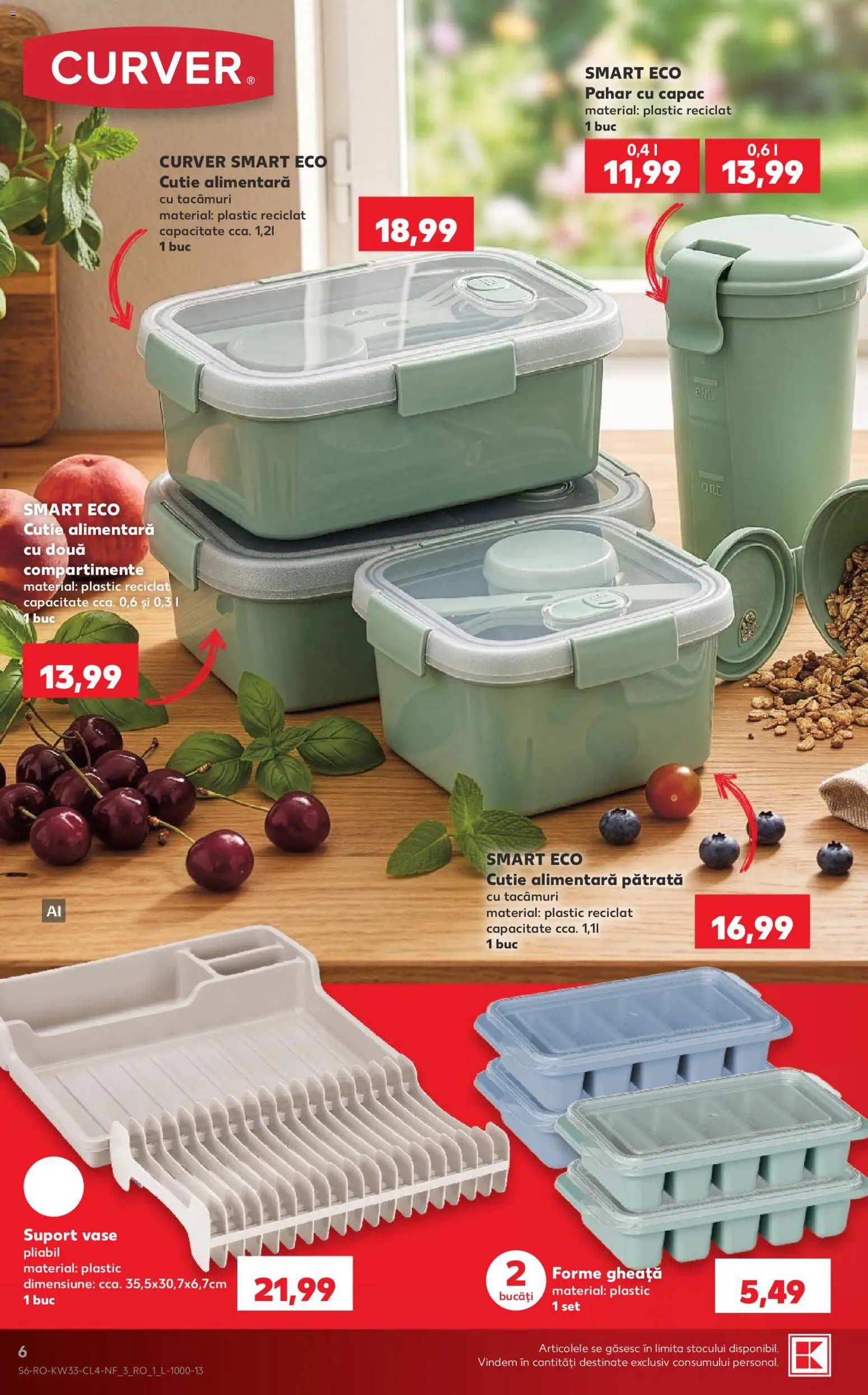 Noul catalog Kaufland – valabil de la 12.08.2026 | Pagină: 6 | Produse: Vase, Cutie, Suport