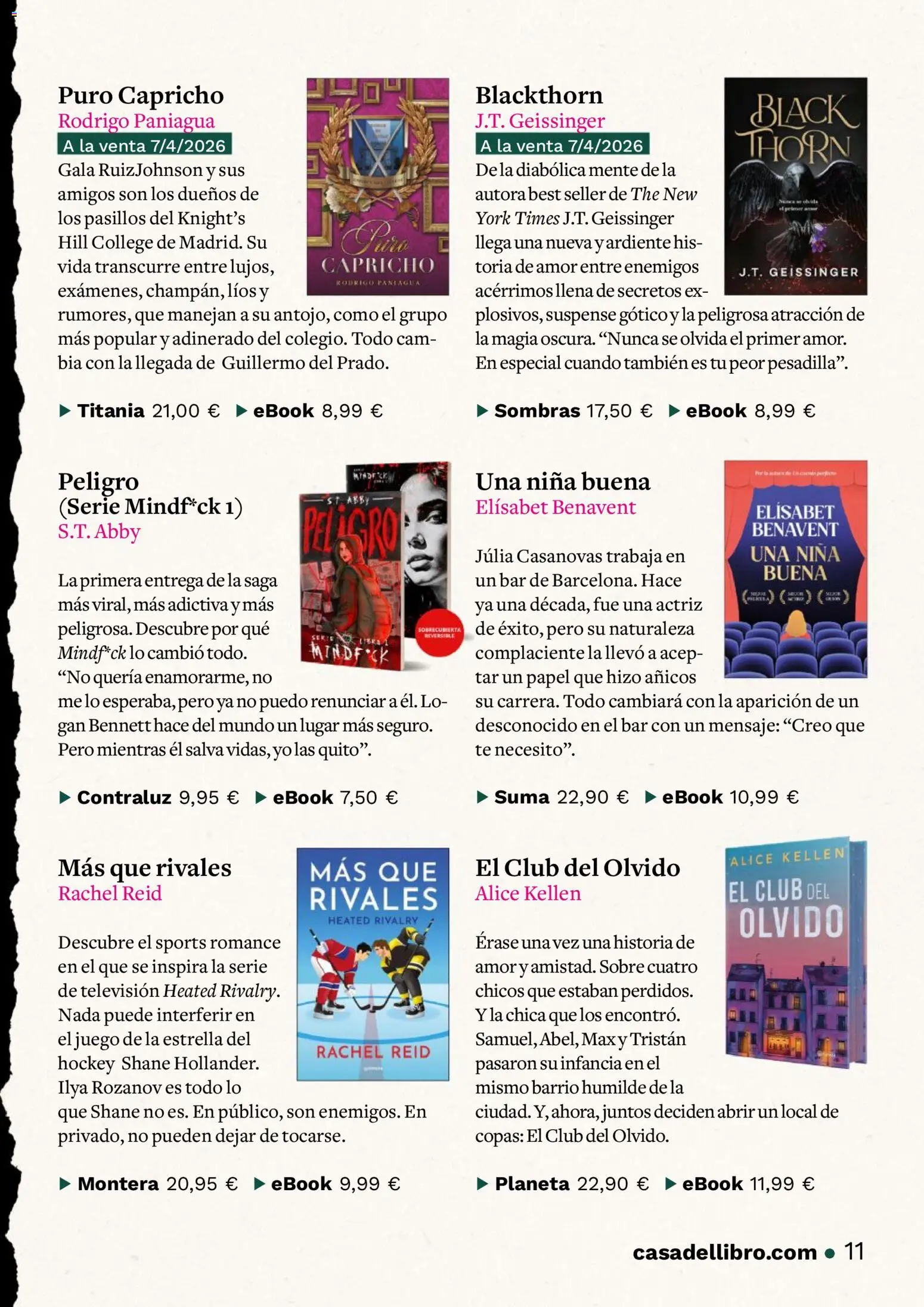 Casa del libro folleto │ válido desde el 01.04.2026 | Página: 11 | Productos: Té, Televisión