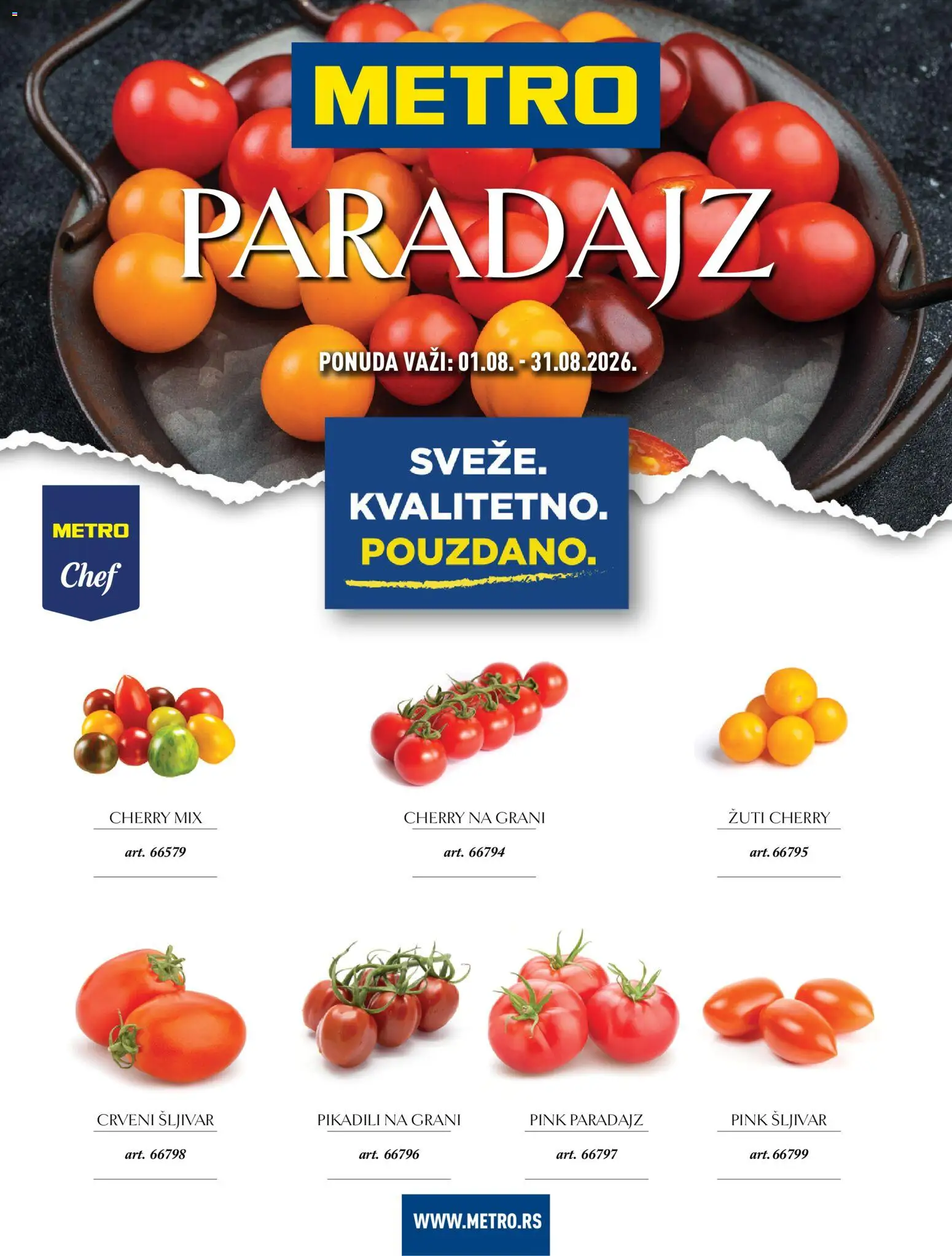 Metro katalog - važi od 01.08.2026 | Strana: 2 | Proizvode: Paradajz