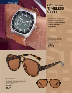 Avon specials catalogue – valid from 01.05.2026 | Page: 28 | Products: Watch, Sunglasses, Frame