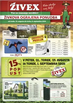 Živex katalog akcije – veljaven od 19.08.2026