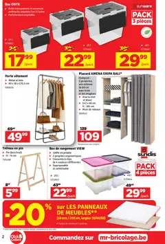 Mr Bricolage folder / publicité - Voorbeeld van een folder van Mr Bricolage, geldig van 28/07/2026 | Pagina: 2 | Producten: Box, Pin
