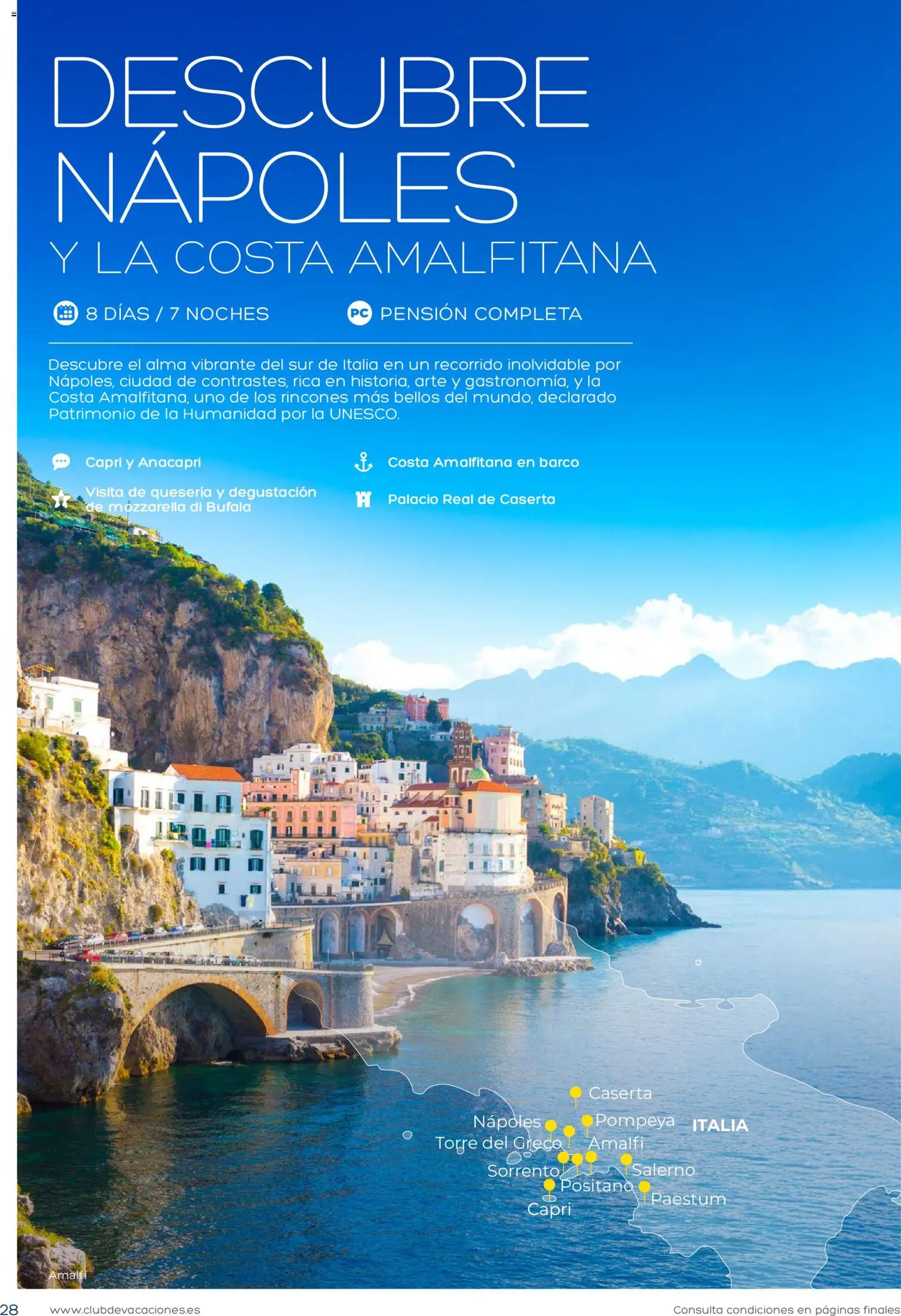 Viajes El Corte Inglés Adineko genérico │ válido desde el 01/02/2026 | Página: 28 | Productos: Mozzarella