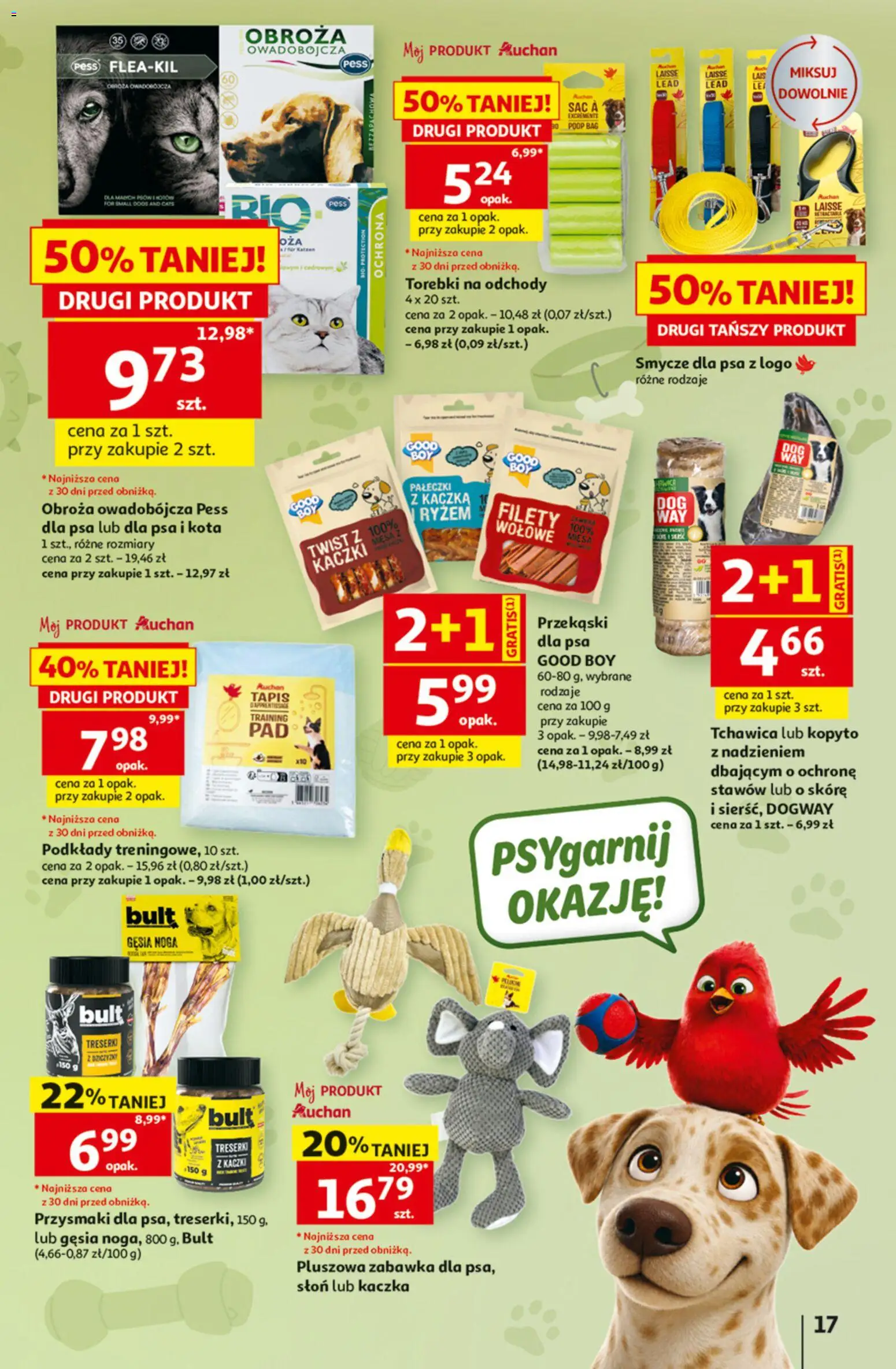 Auchan gazetka - 30 Lat Hipermarket od 25.06.2026 | Strona: 17 | Produkty: Kaczka, Torebki