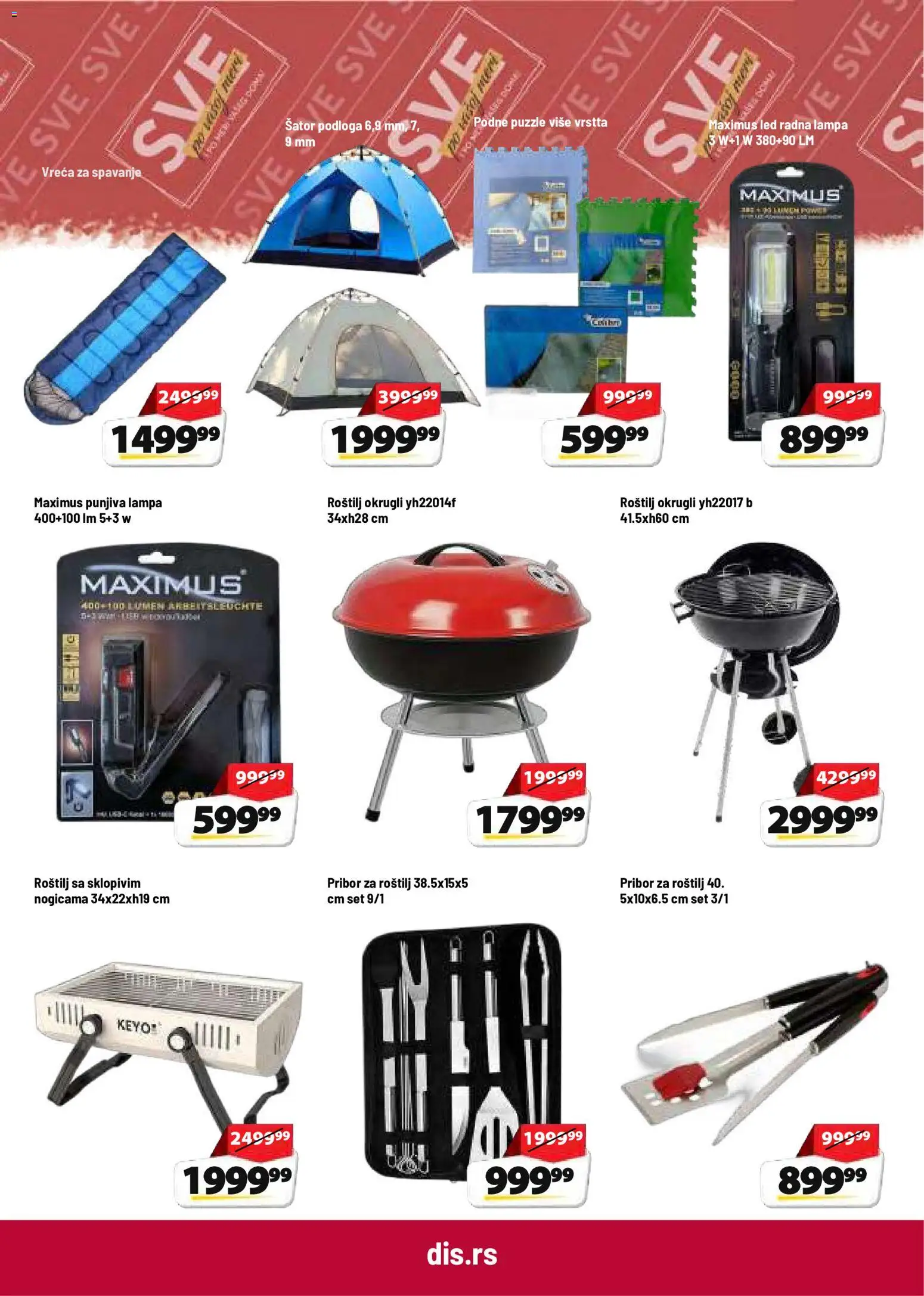 DIS katalog - važi od 01.10.2026 | Strana: 22 | Proizvode: Led, Lampa, Roštilj