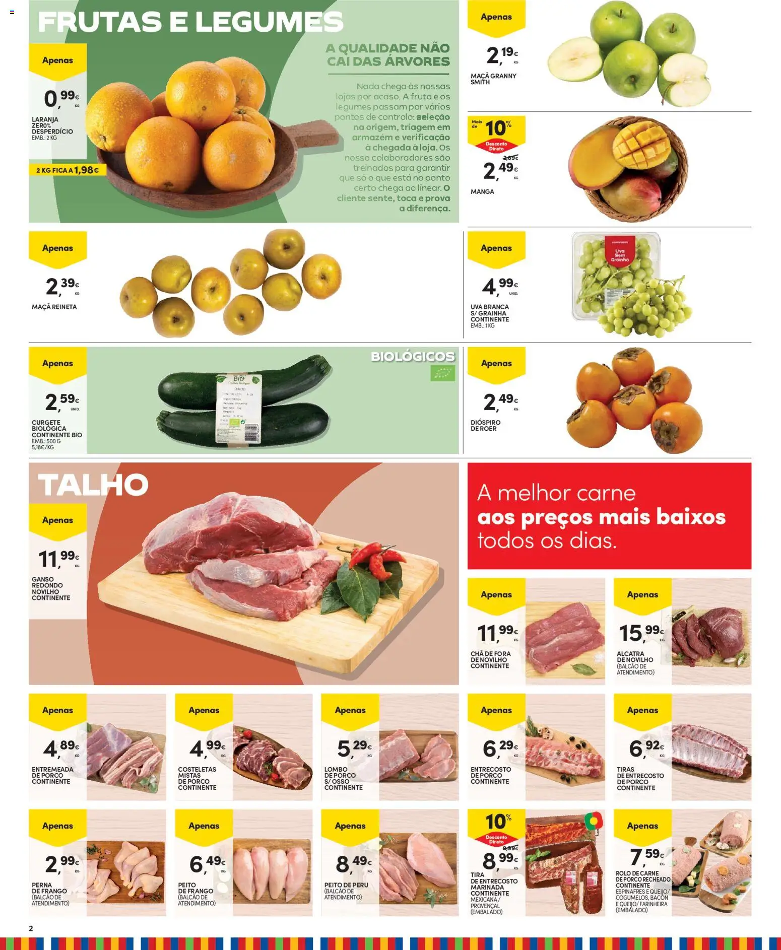 Continente folheto Madeira │ válido de 27/10/2026 | Página: 2 | Produtos: Bacon, Manga, Legumes, Carne