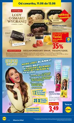 Pogląd oferty "GRYCAN LODY BAKALIOWE, Lody Grycan o smaku bakaliowym" - ważna od 11.06.2026 | Strona: 64