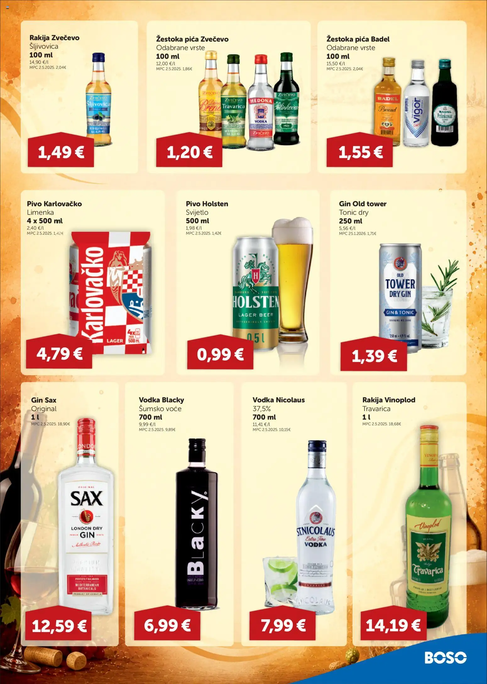 Boso katalog | vrijedi od 13.08.2026 | Stranica: 11 | Proizvodi: Šumsko voće, Pivo, Lager, Vodka