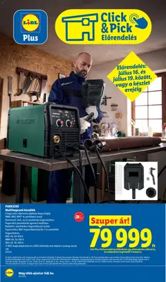 Lidl akciós újság - amely érvényes a következő dátumtól: 2026.07.16. | Oldal: 52 | Termékek: Parkside, Pick