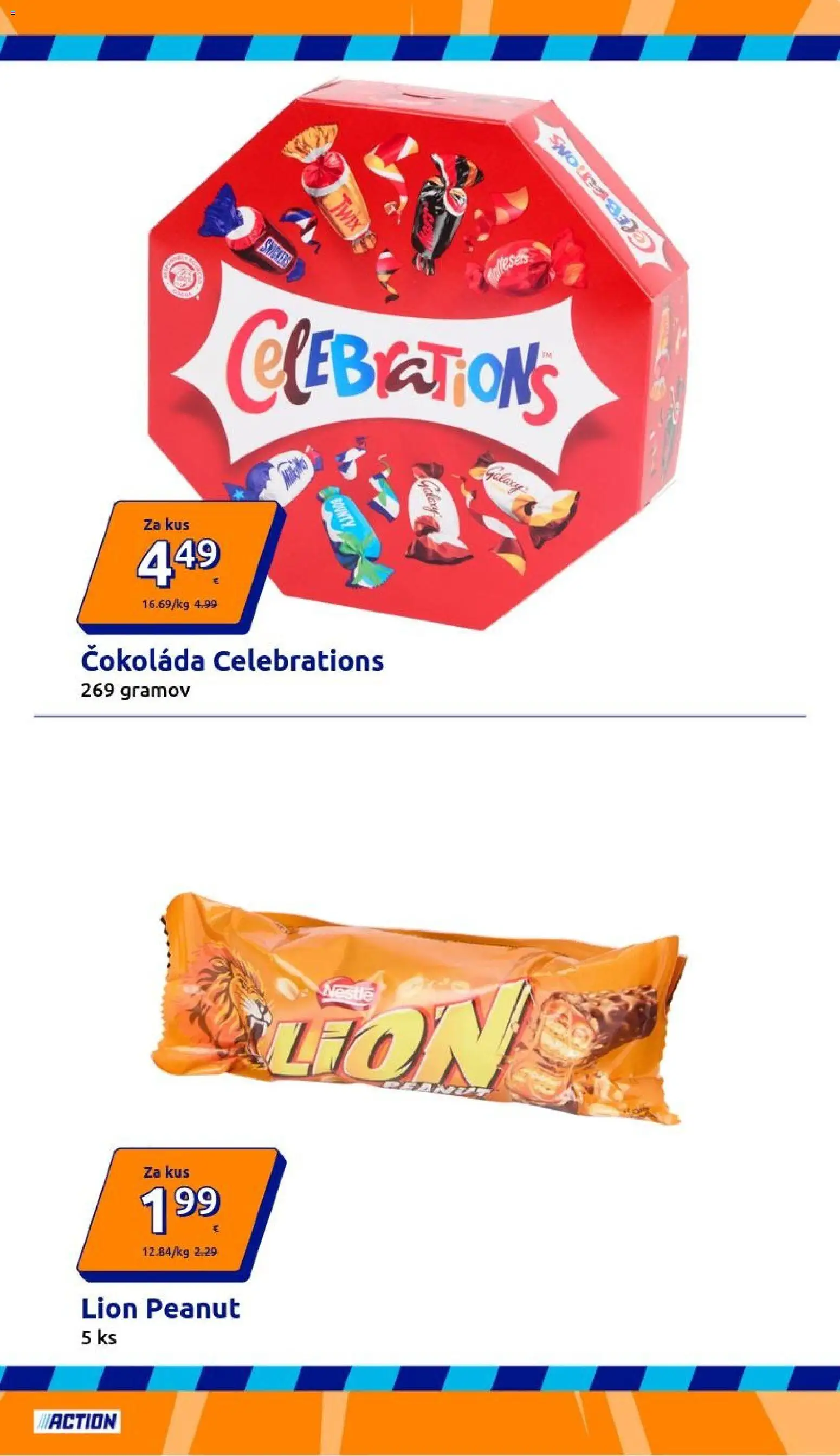 Nové Action akcie – leták je platný od 06.05.2026 | Strana: 17 | Produkty: Čokoláda