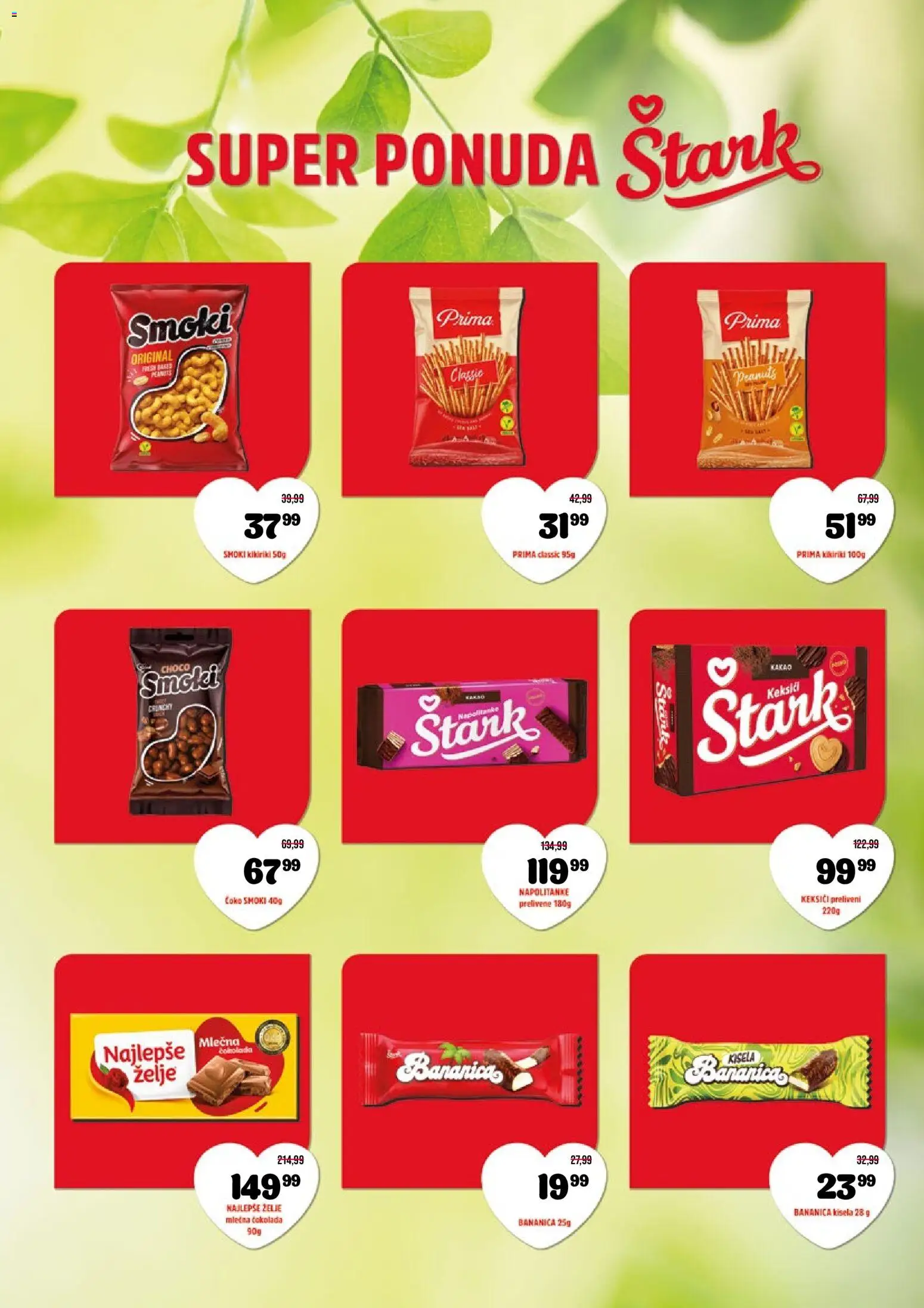 Podunavlje katalog - važi od 17.06.2026 | Strana: 3 | Proizvode: Smoki, Kikiriki, Čokolada, Napolitanke