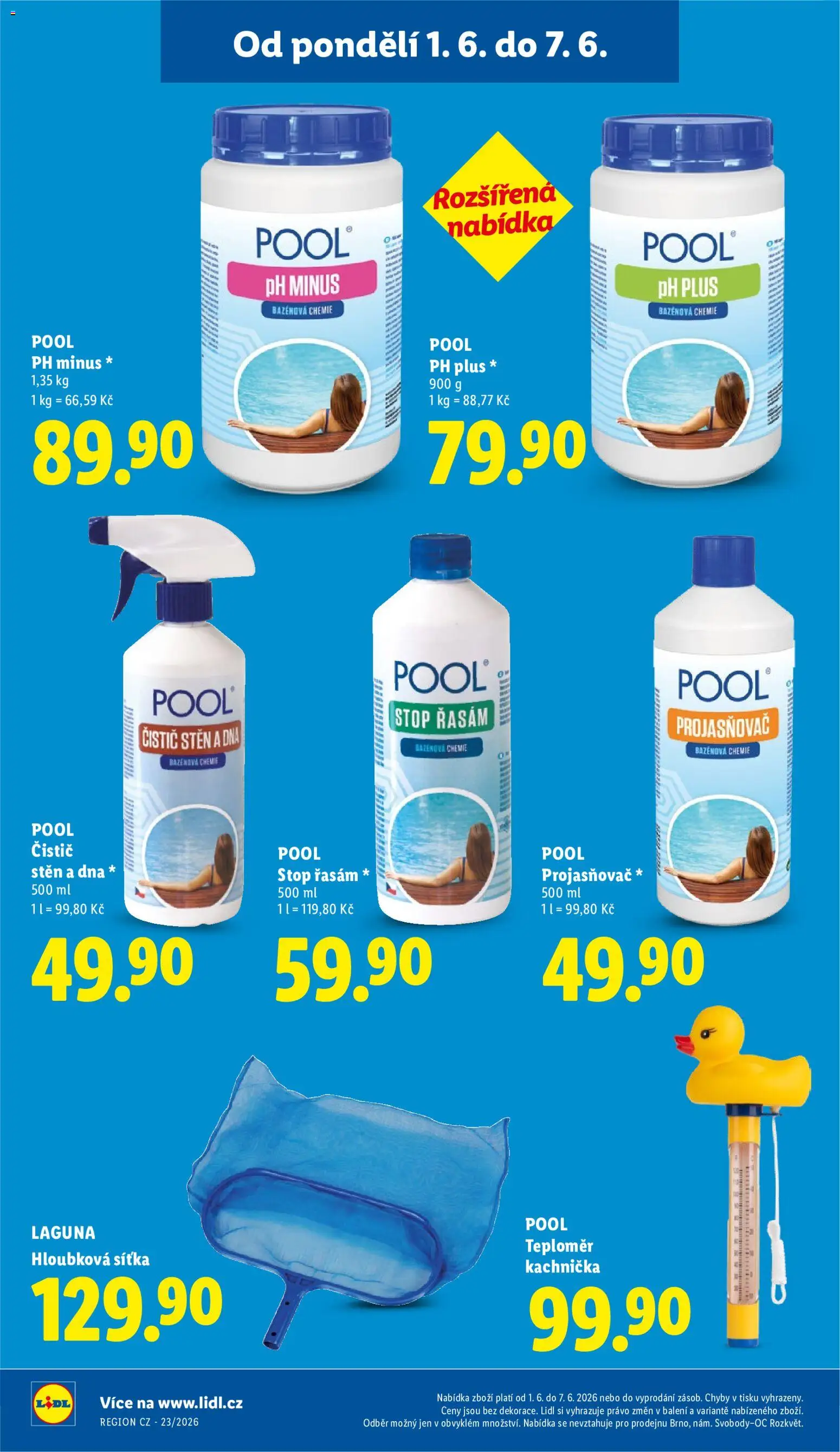Lidl leták od 01.06.2026 | Strana: 48 | Produkty: Bazénová chemie, Teploměr