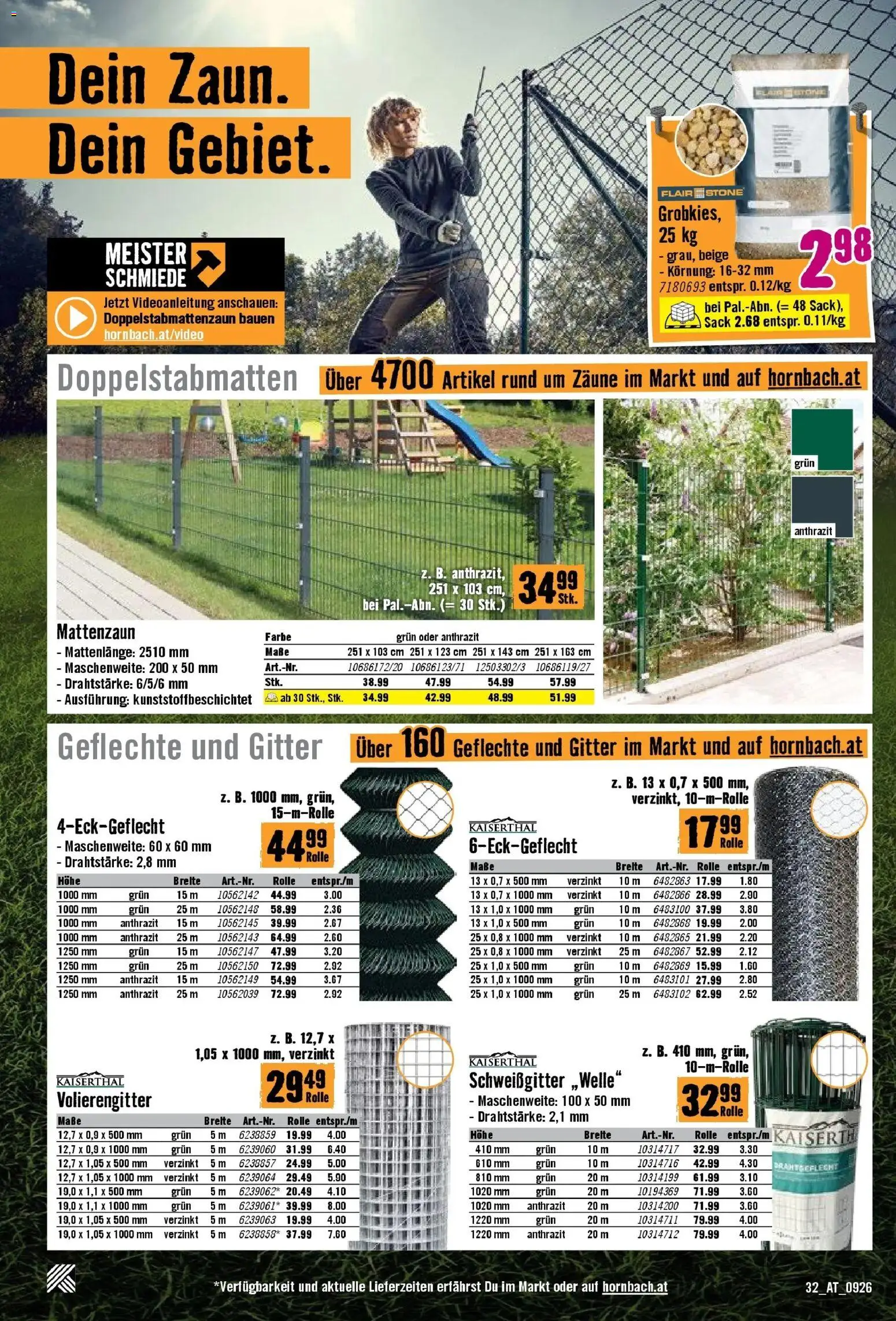 Hornbach - Hornbach: Es gibt immer was zu tun. von 16.09.2026 - Aktuelle Angebote | Seite: 32