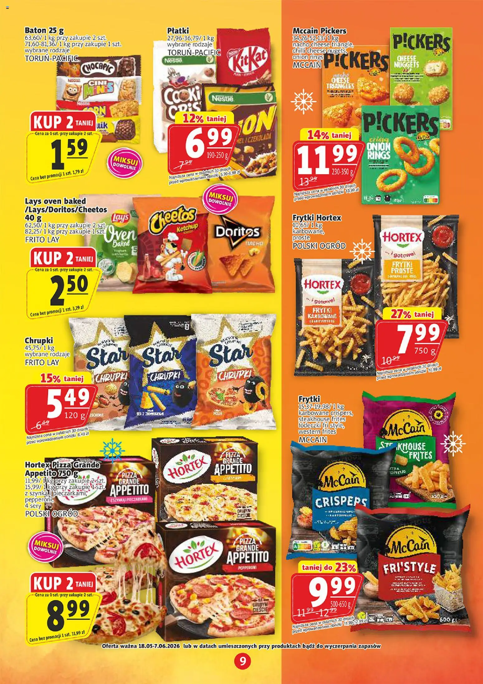 Prim Market gazetka - Dzień Dziecka od 18.05.2026 | Strona: 9 | Produkty: Ketchup, Chrupki, Pizza, Nuggets