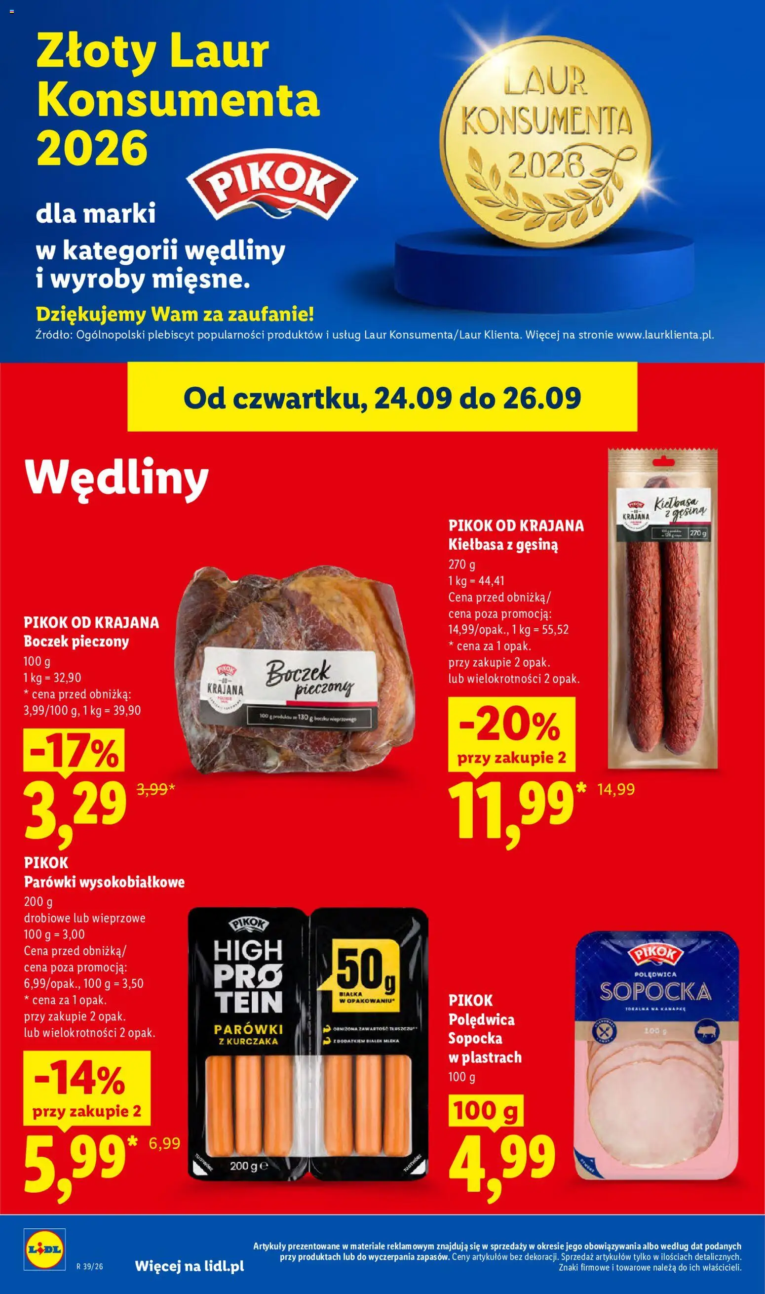 Lidl Polsko leták od 24.09.2026 | Strana: 62