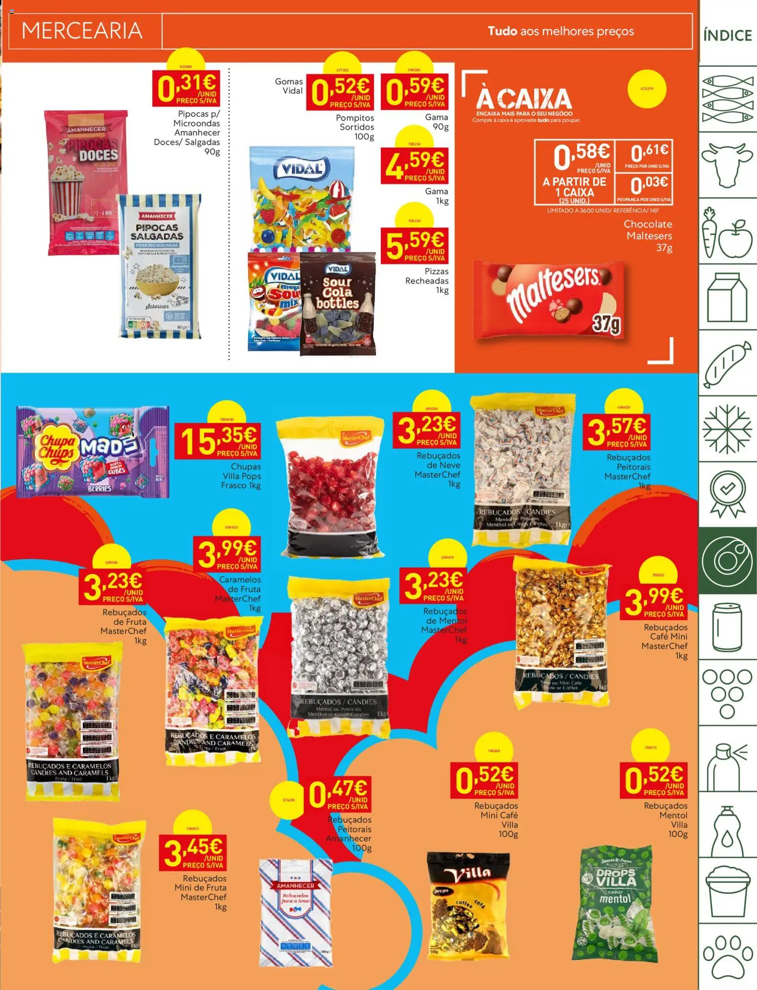 Recheio Folheto Madeira │ válido de 26.05.2026 | Página: 15 | Produtos: Rebuçados, Café, Chocolate, Gomas