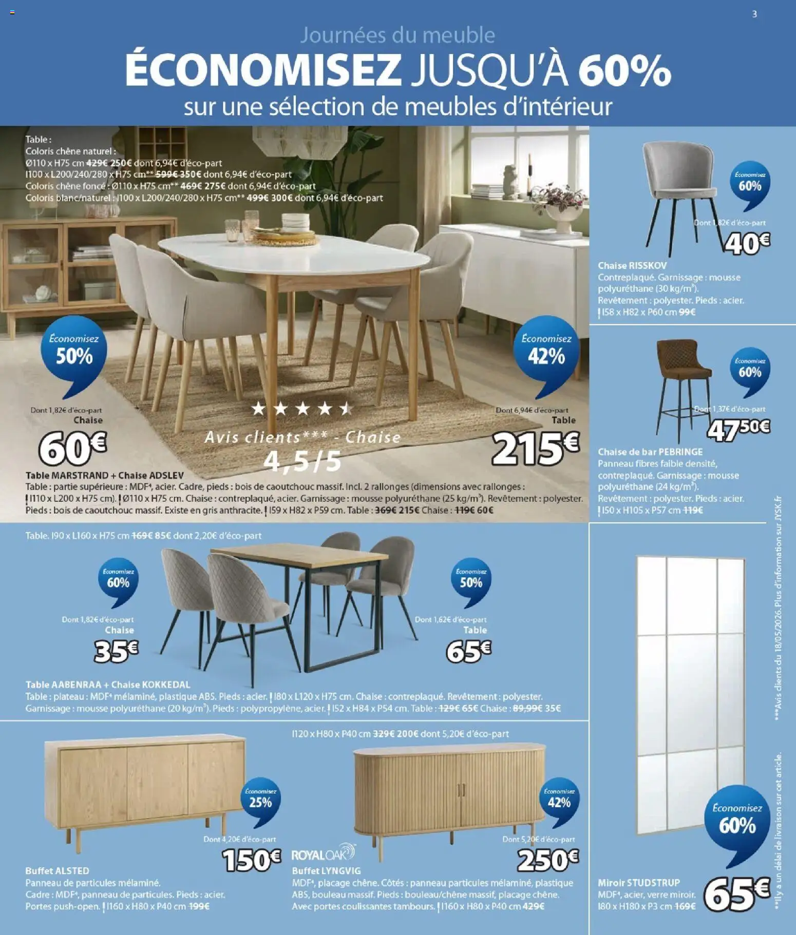 {H1} | Page: 3 | Produits: Plateau, Buffet, Miroir, Cadre