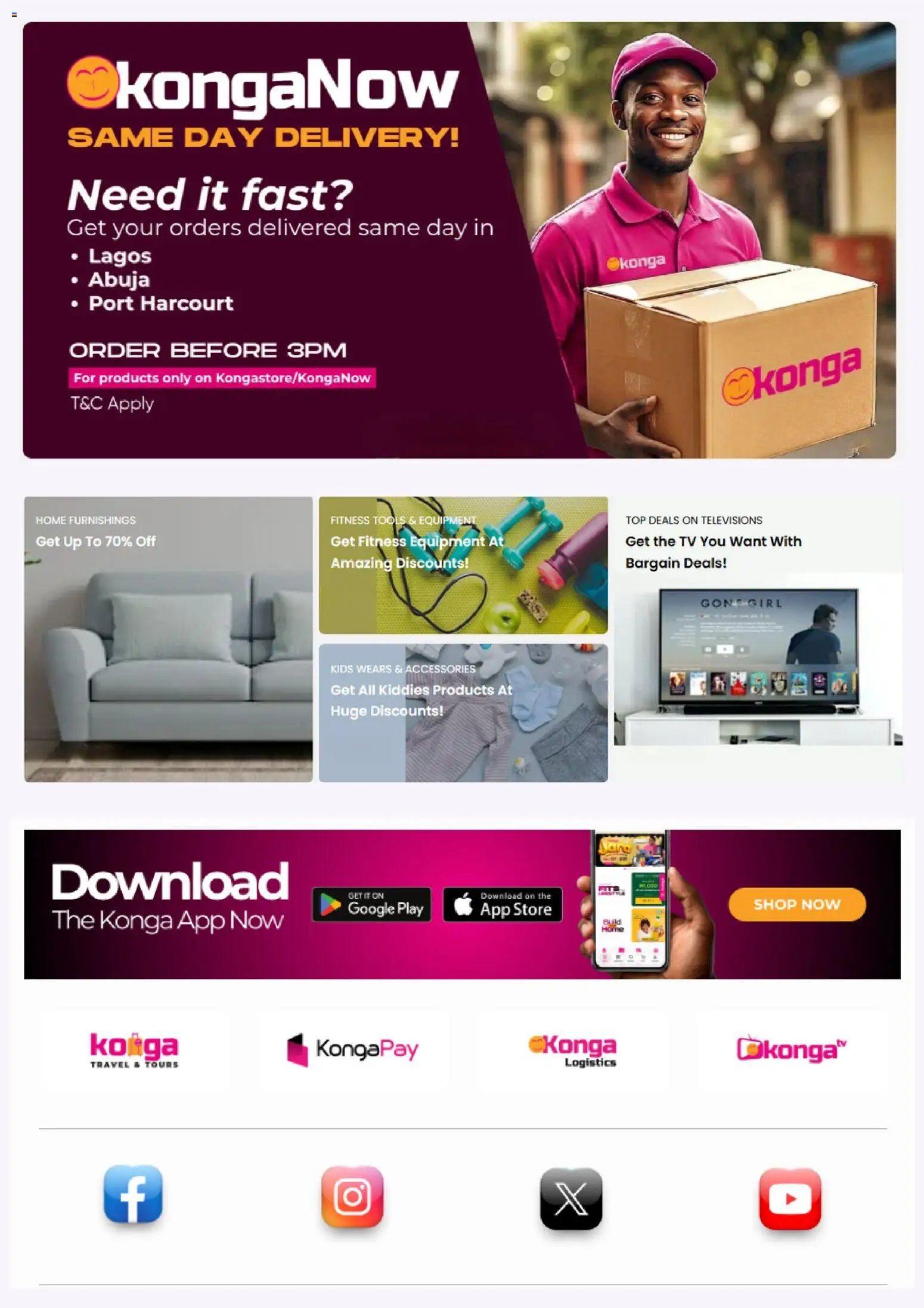 Konga Catalogue valid from 31/08/2026 | Page: 7 | Products: Tv, Tools