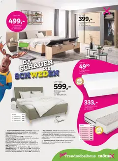 Mömax Prospekt ab 27.07.2026 gültig | Seite: 11 | Produkte: Sideboard, Matratze, Schwebetürenschrank, Polsterbett
