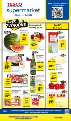 Náhled letáku Tesco leták - Supermarket od 29.07.2026