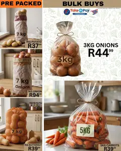 Take n Pay specials catalogue – valid from 26.05.2026 | Page: 6 | Products: Carrots, Onions