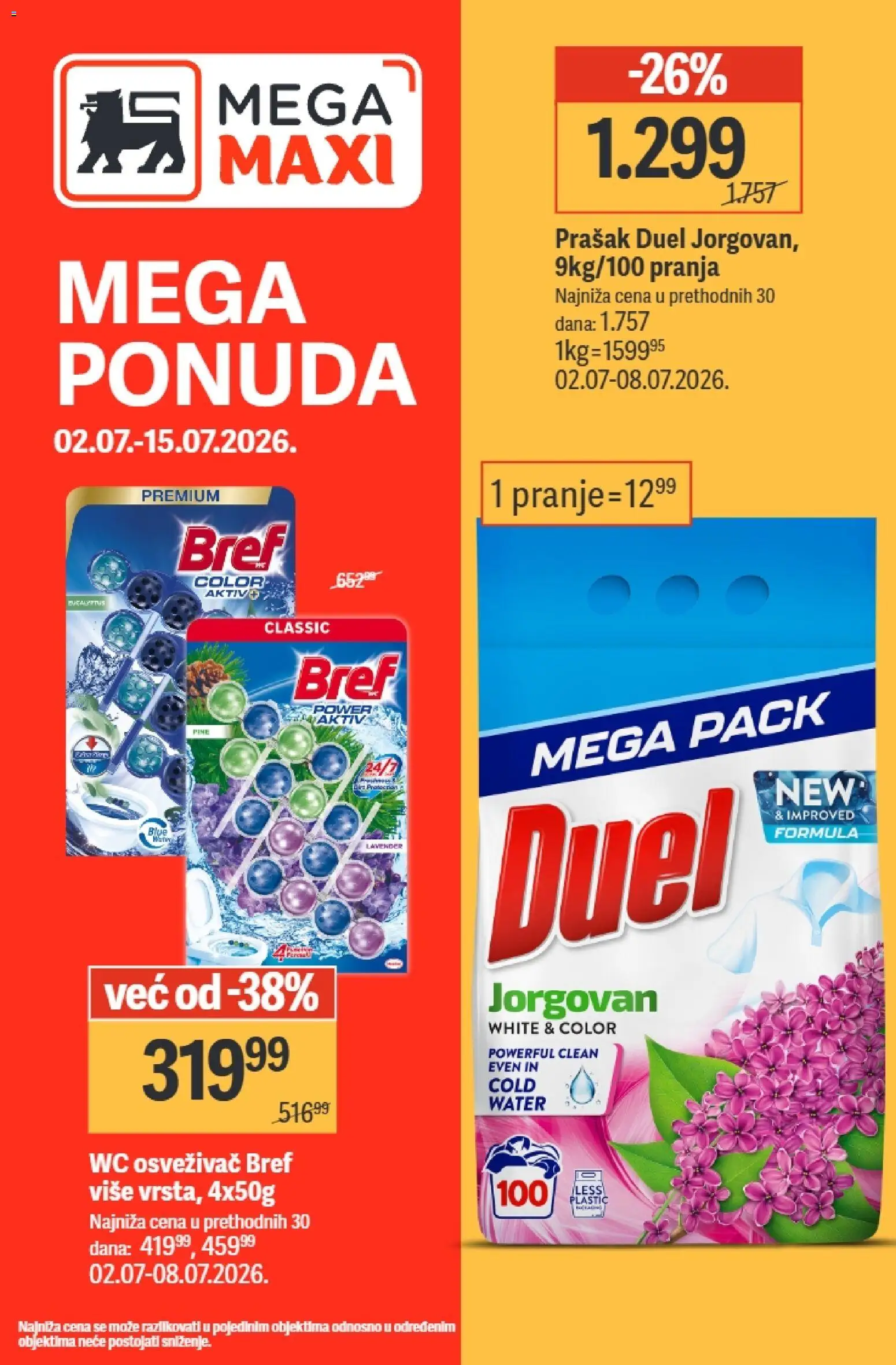 Mega Maxi katalog - važi od 02.07.2026 | Strana: 1