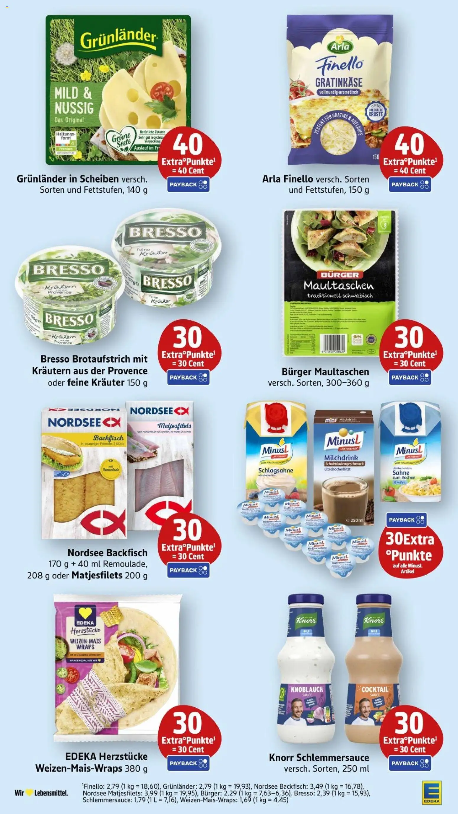 Edeka Prospekt Stuttgart – gültig ab 23.08.2026 | Seite: 37 | Produkte: Burger, Knorr, Knoblauch, Maultaschen
