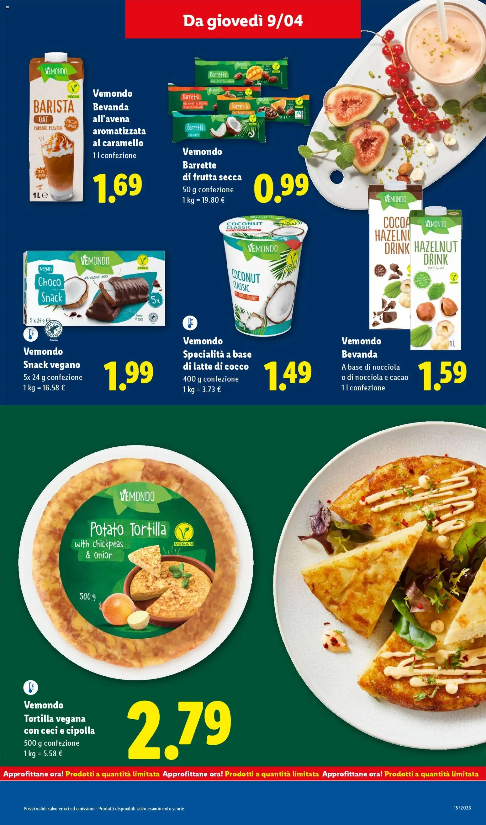 Volantino Lidl del 09.04.2026 | Pagina: 19 | Prodotti: Frutta, Latte, Cocco, Cacao