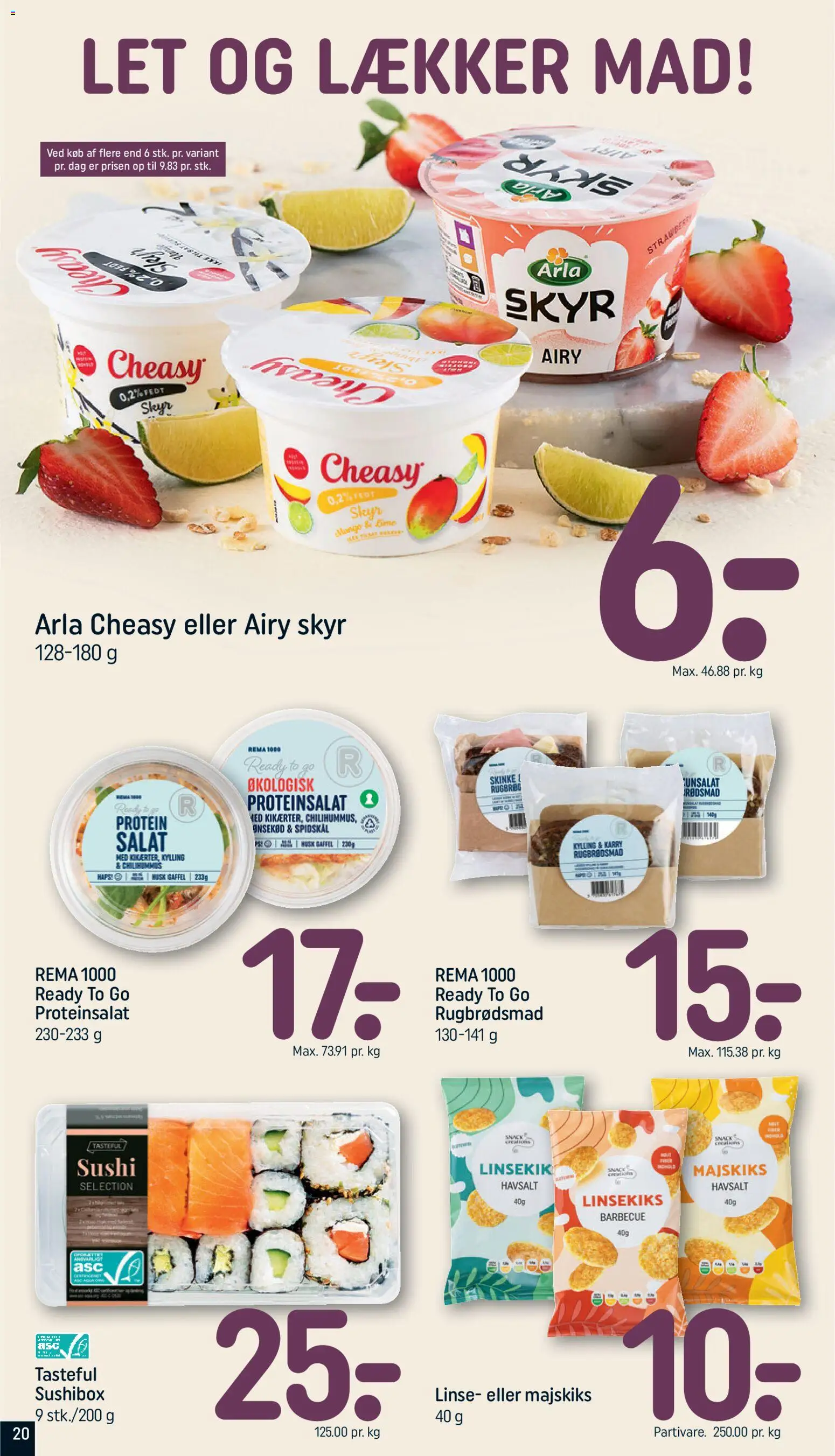 Rema 1000 tilbudsavis – gyldig fra 26.05.2026 | Side: 20 | Produkter: Karry, Skinke, Salat, Spidskål