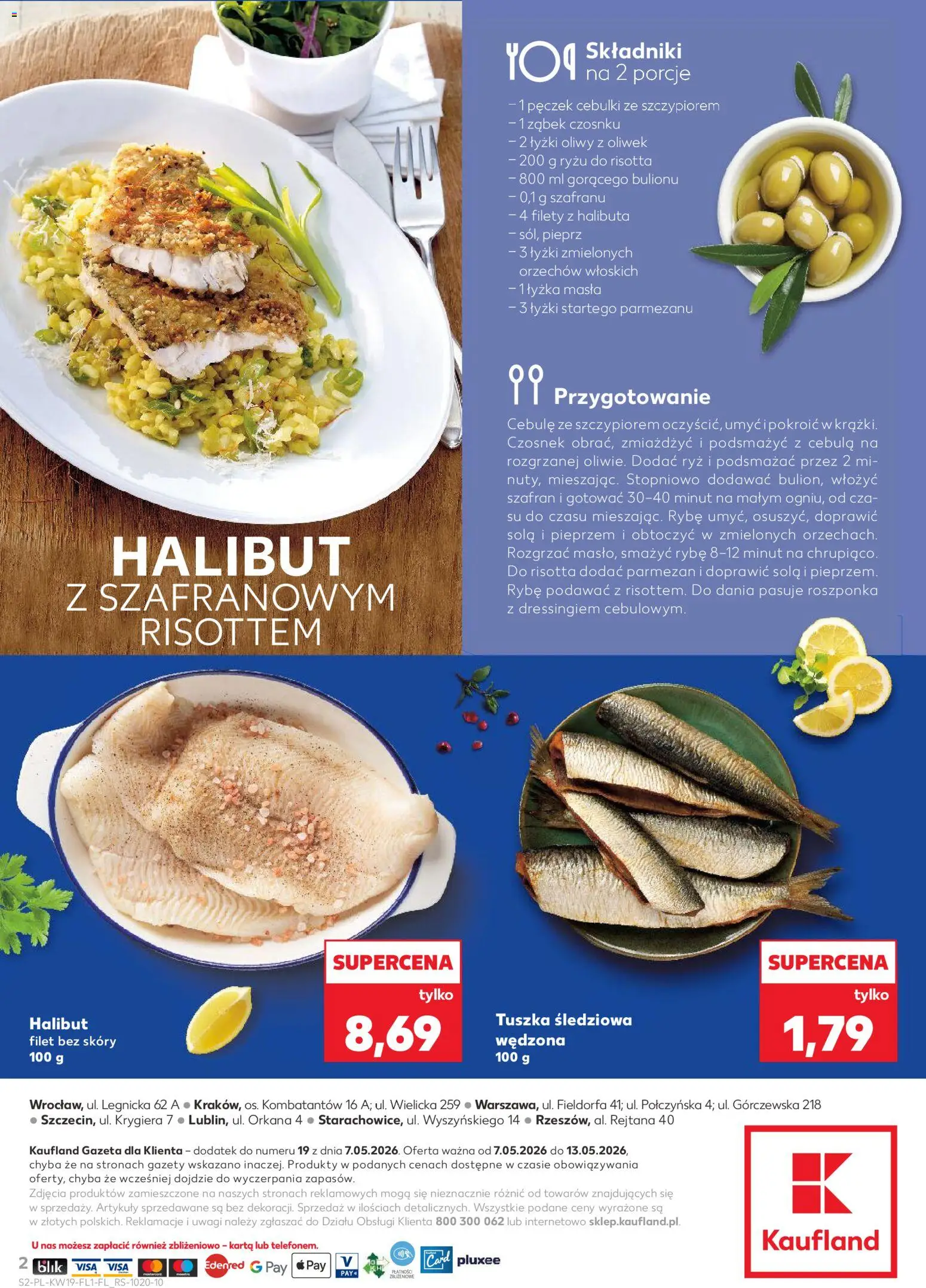 Kaufland Polsko leták - Jest fresz od 07.05.2026 | Strana: 2 | Produkty: Halibut, Filet, Parmezán