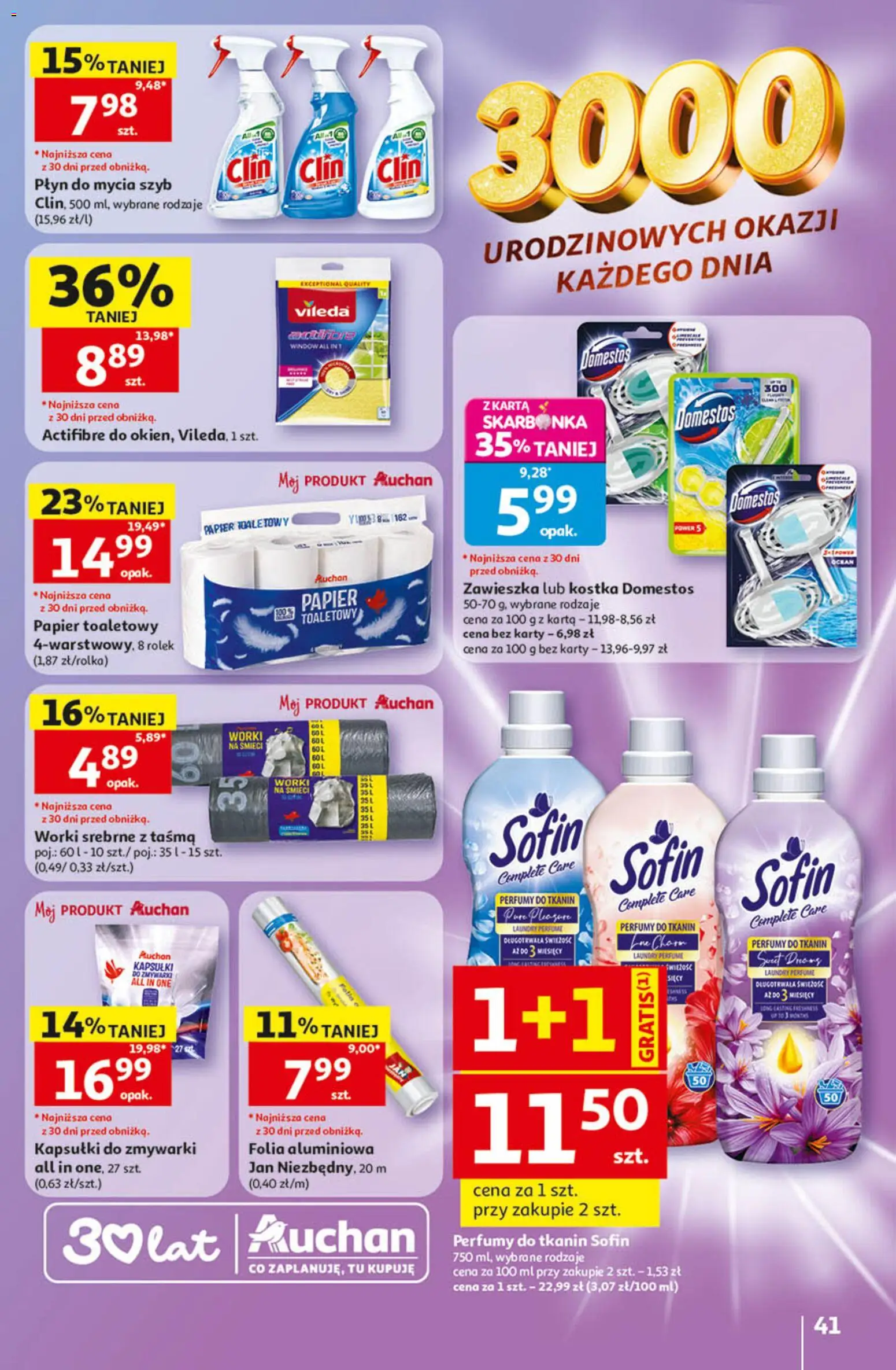 Auchan gazetka - 30 Lat Hipermarket od 14.05.2026 | Strona: 41